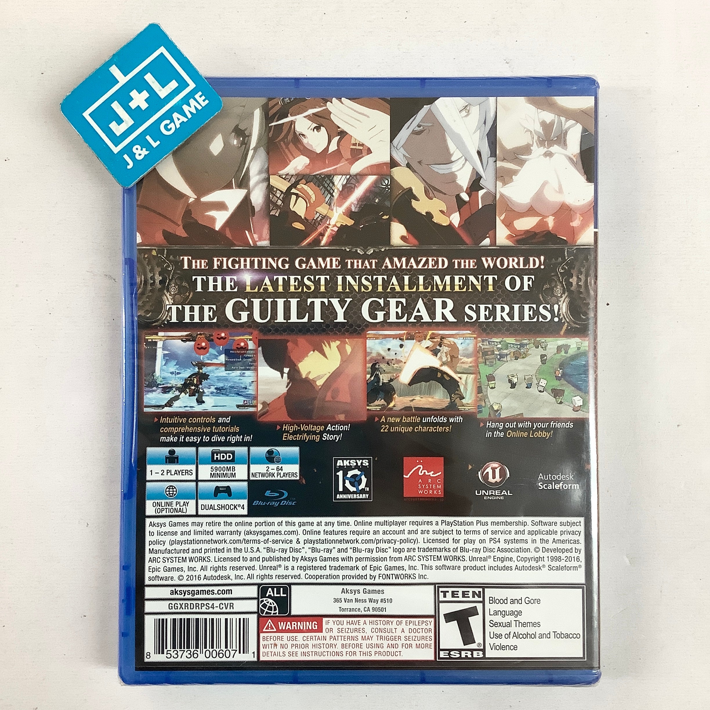 Guilty Gear Xrd -REVELATOR- - (PS4) PlayStation 4 Video Games Aksys Games