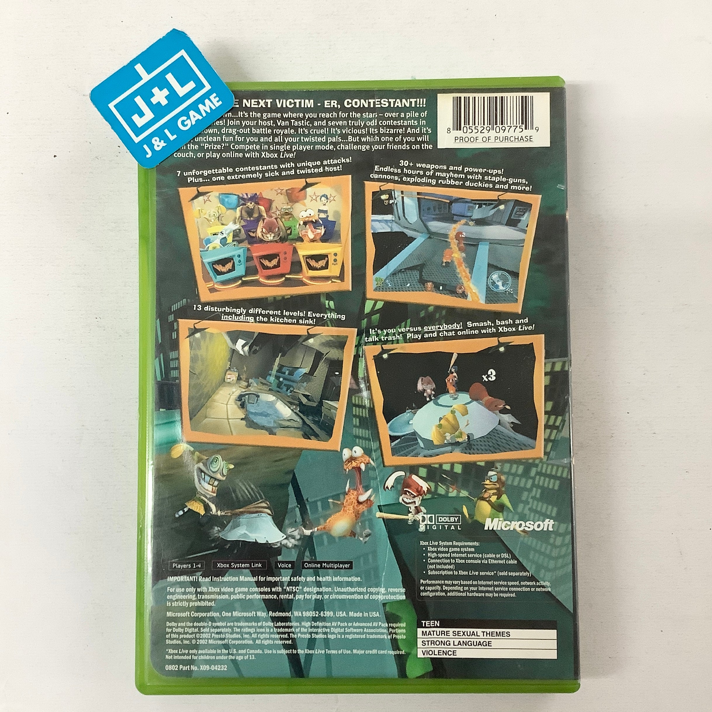 Whacked! - (XB) Xbox [Pre-Owned] Video Games Microsoft Game Studios   