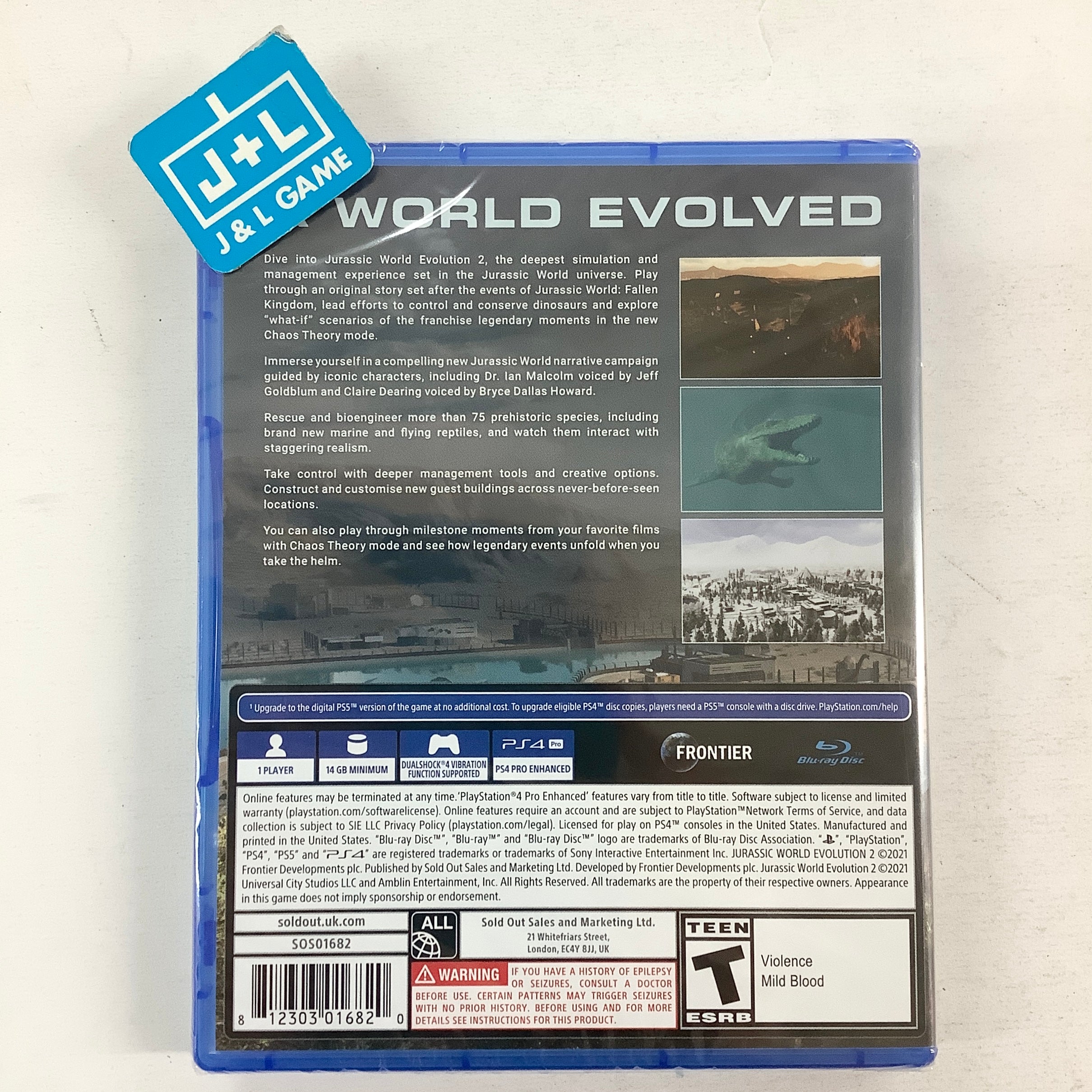 Jurassic World Evolution 2 - (PS4) PlayStation 4 Video Games Sold Out