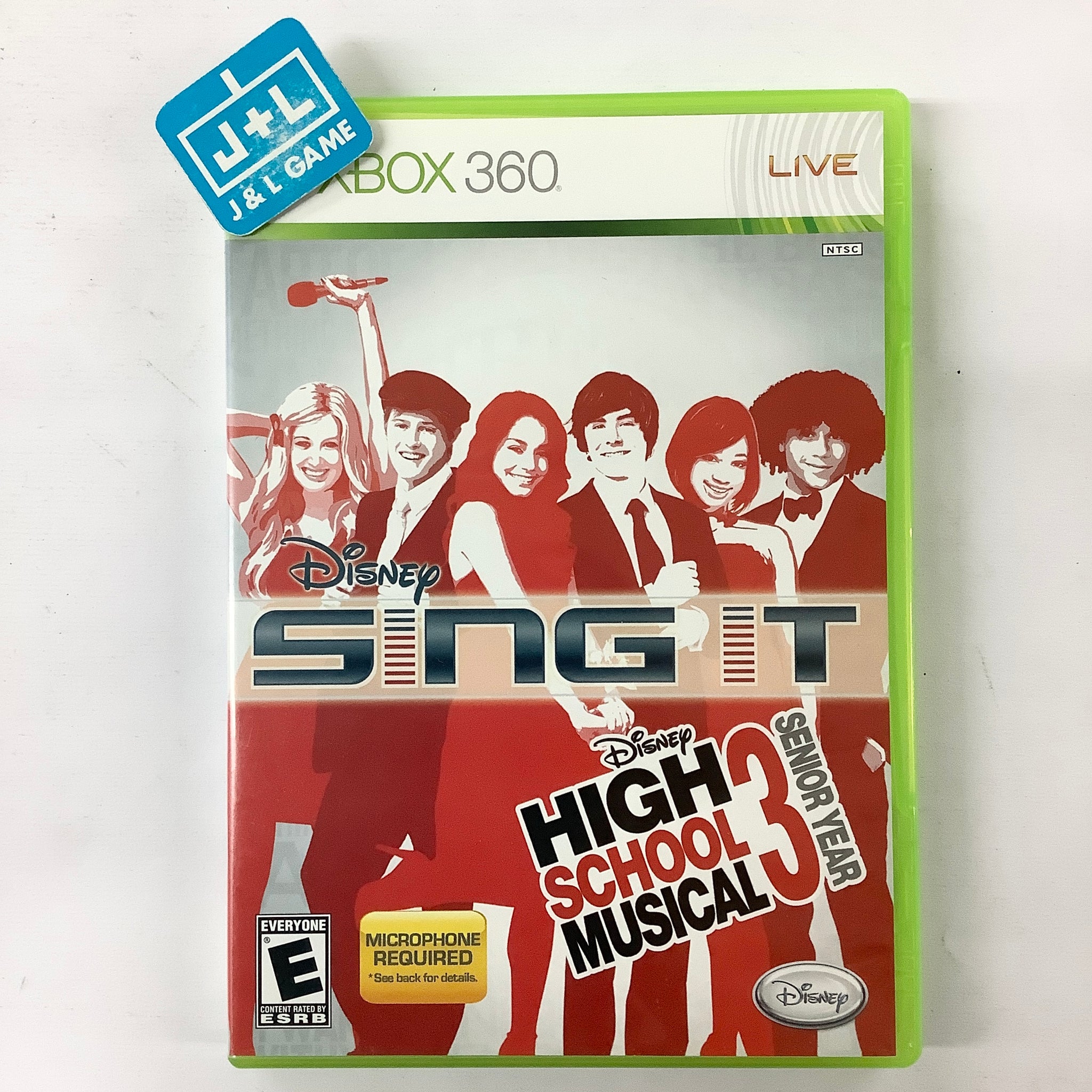 Disney Sing It! High School Musical 3: Senior Year (Microphone Required) - Xbox 360 [Pre-Owned] Video Games Disney Interactive Studios   
