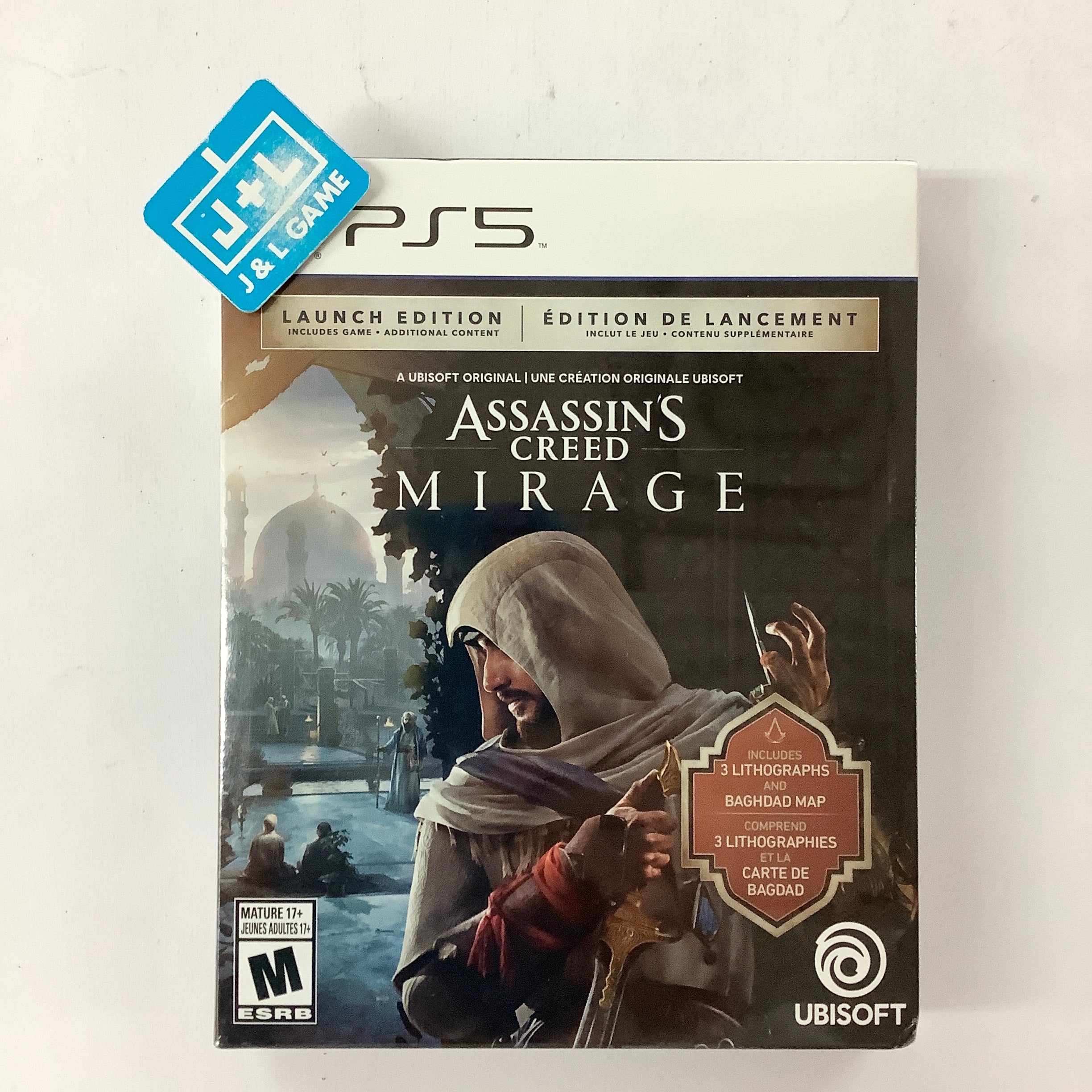 Assassin's Creed Mirage (Launch Edition) - (PS5) PlayStation 5 Video Games Ubisoft   