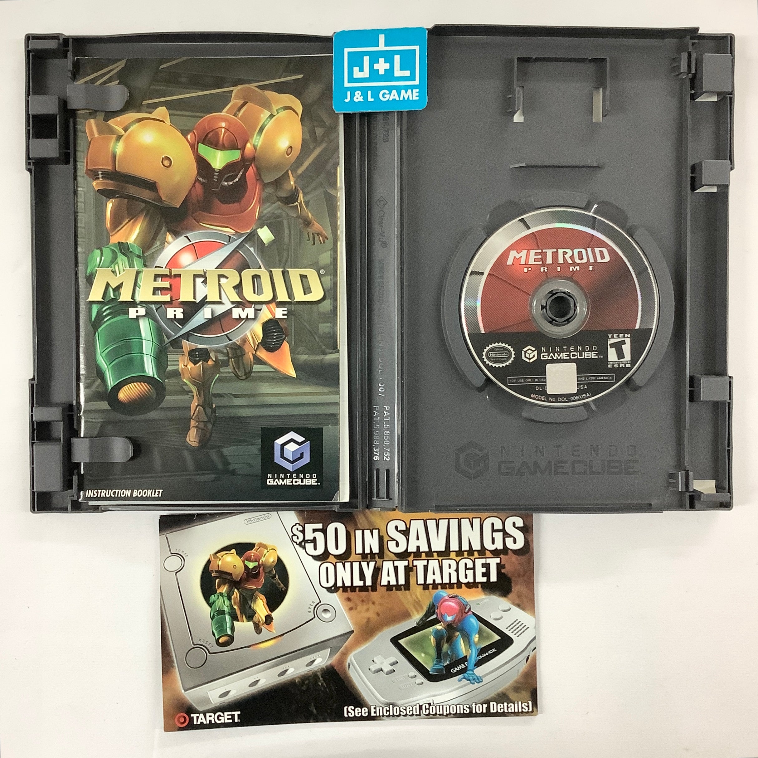 Metroid Prime (Target Exclusive) - (GC) GameCube [Pre-Owned] Video Games Nintendo