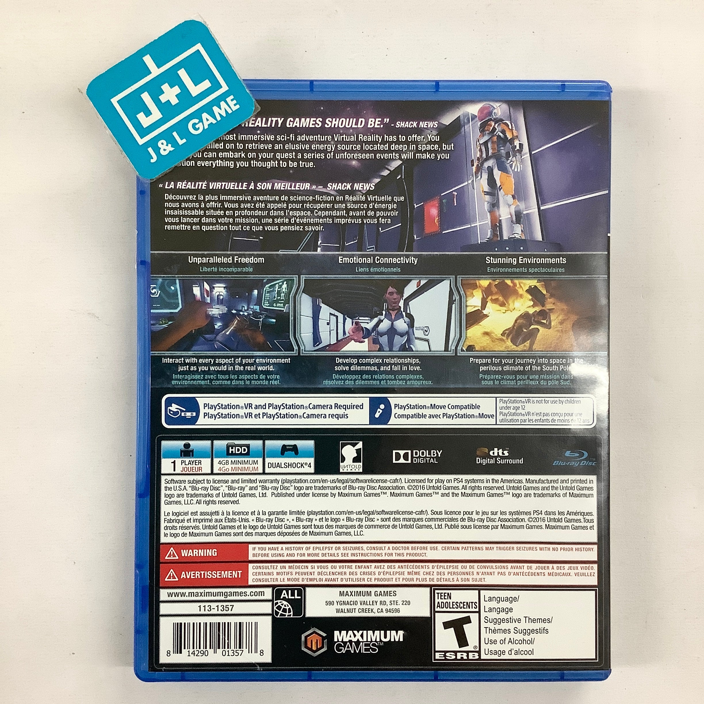 Loading Human: Chapter 1 (PlayStation VR) - (PS4) PlayStation 4 [Pre-Owned] Video Games Maximum Games   