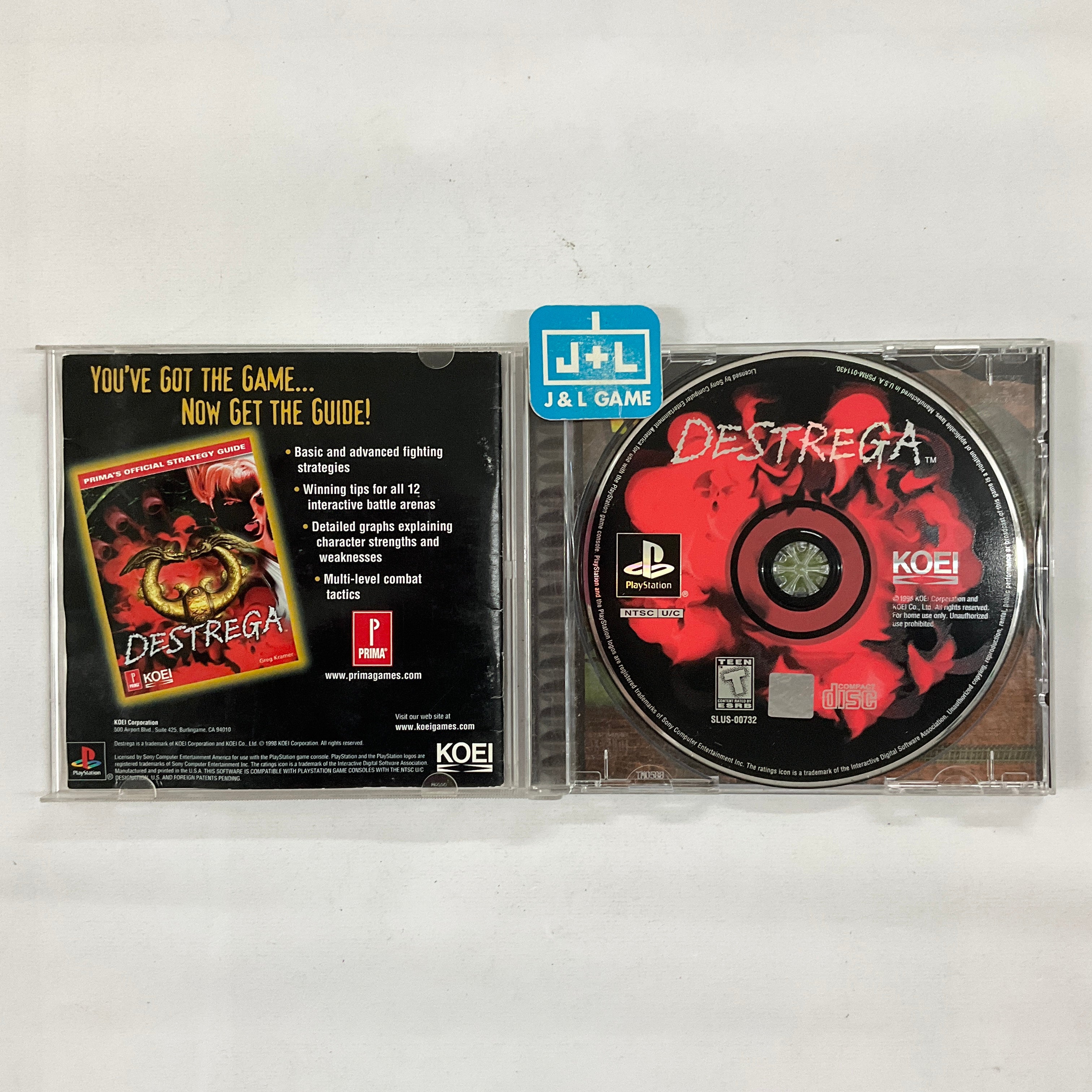 Destrega - (PS1) Playstation 1 [Pre-owned] Video Games Koei   