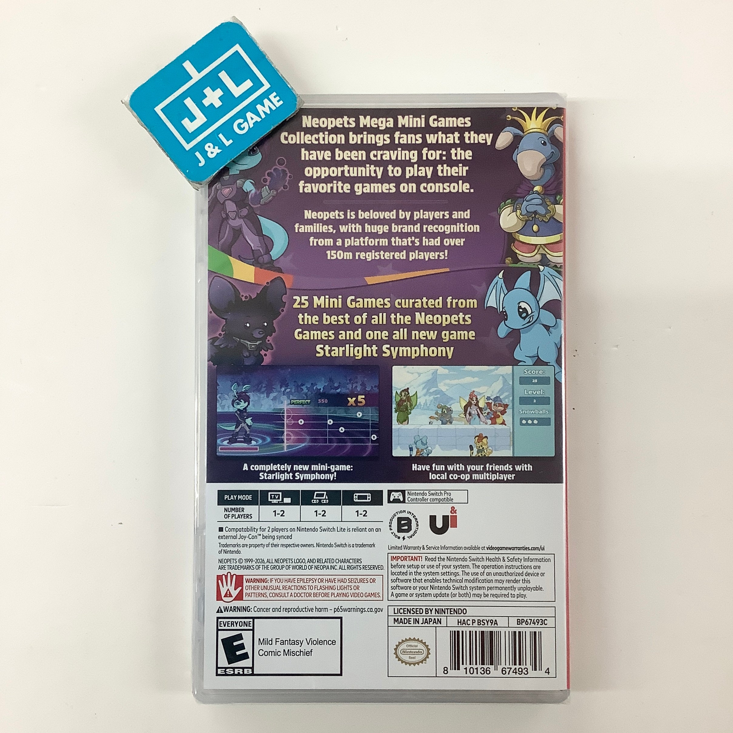 Neopets - Mega Mini Games Collection - The Neopian Arcade Odyssey - (NSW) Nintendo Switch