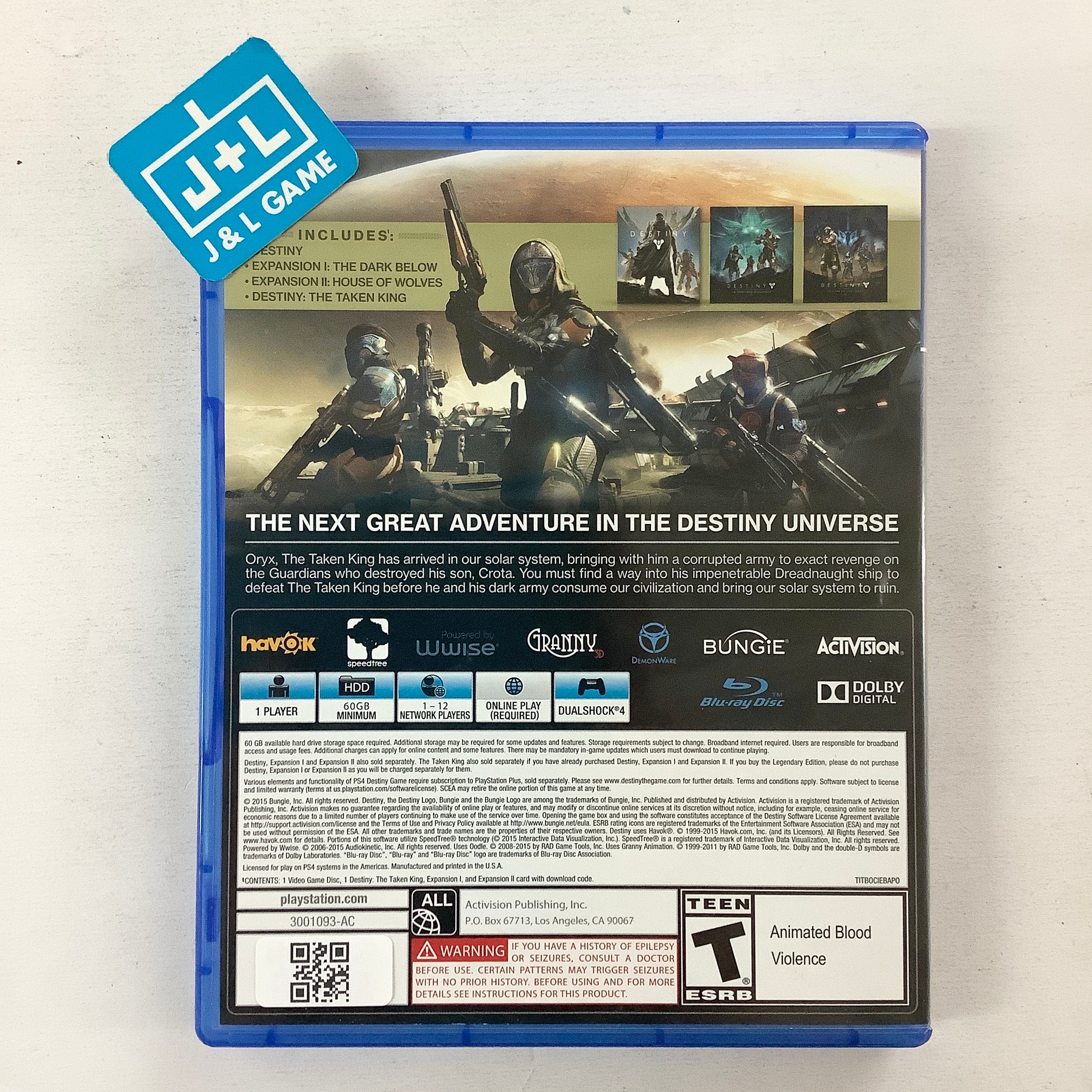 Destiny: The Taken King - Legendary Edition - (PS4) PlayStation 4