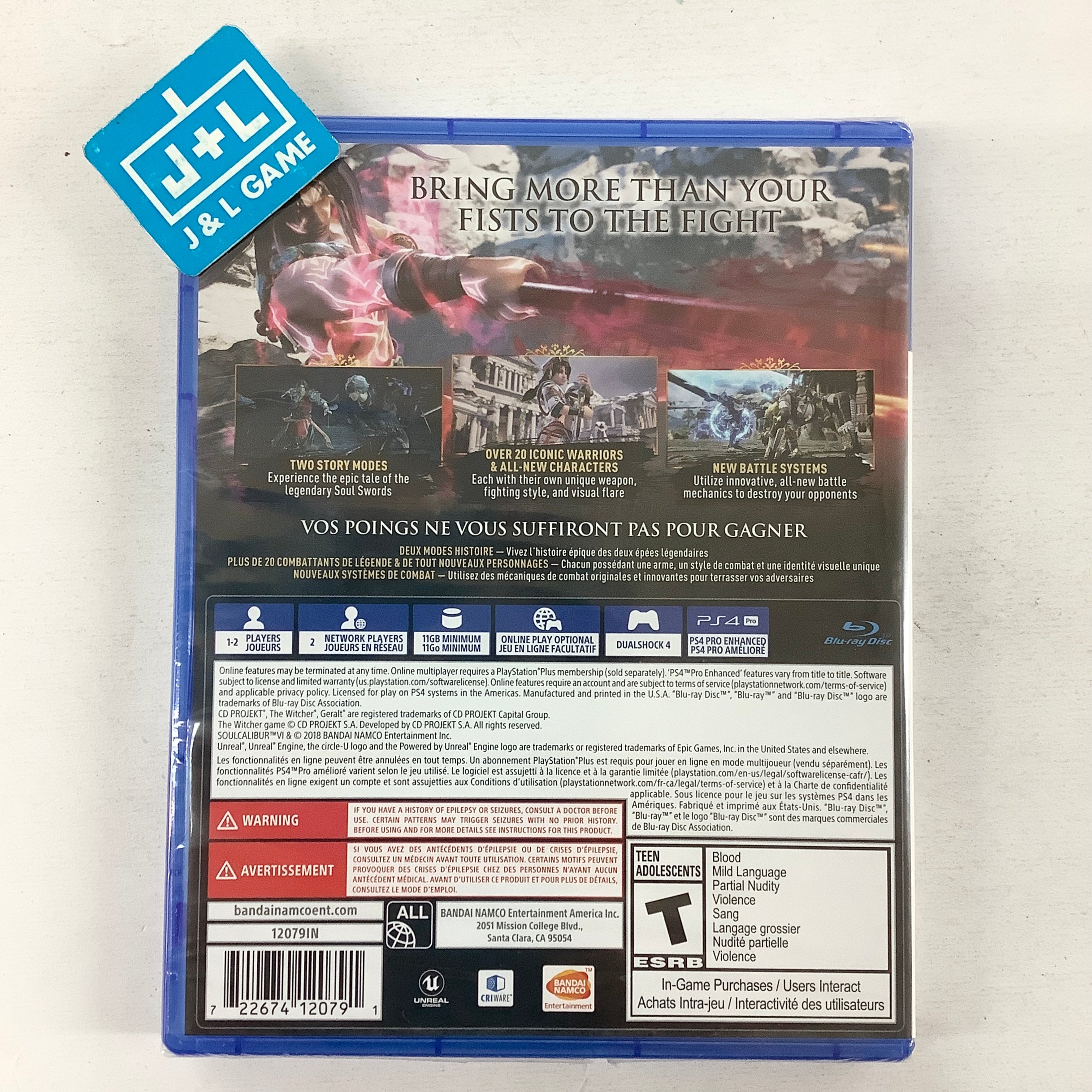 SoulCalibur VI - (PS4) PlayStation 4 Video Games Bandai Namco Entertainment America