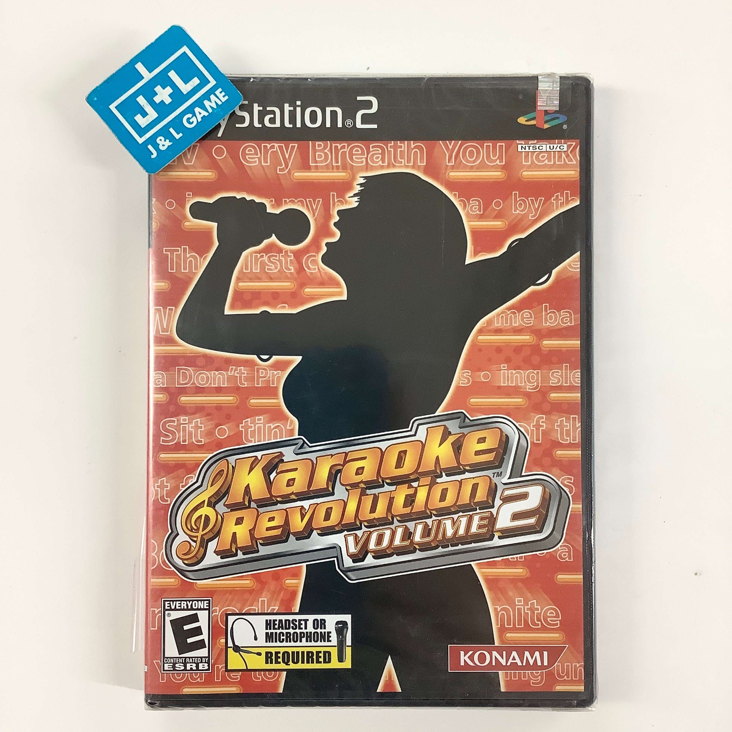 Karaoke Revolution Volume 2 - (PS2) PlayStation 2 Video Games Konami