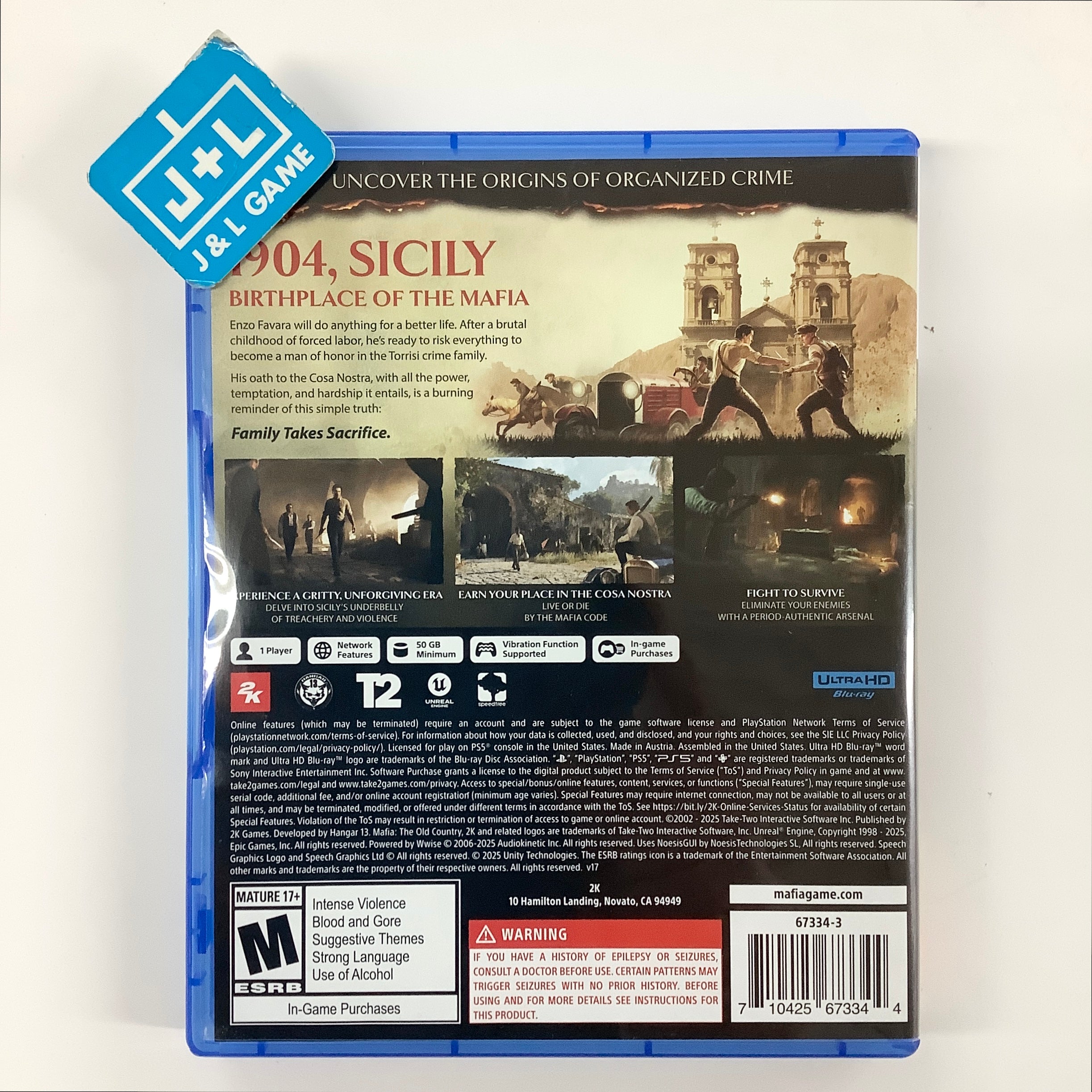 Mafia: The Old Country - (PS5) PlayStation 5 [Pre-Owned] Video Games 2K Games