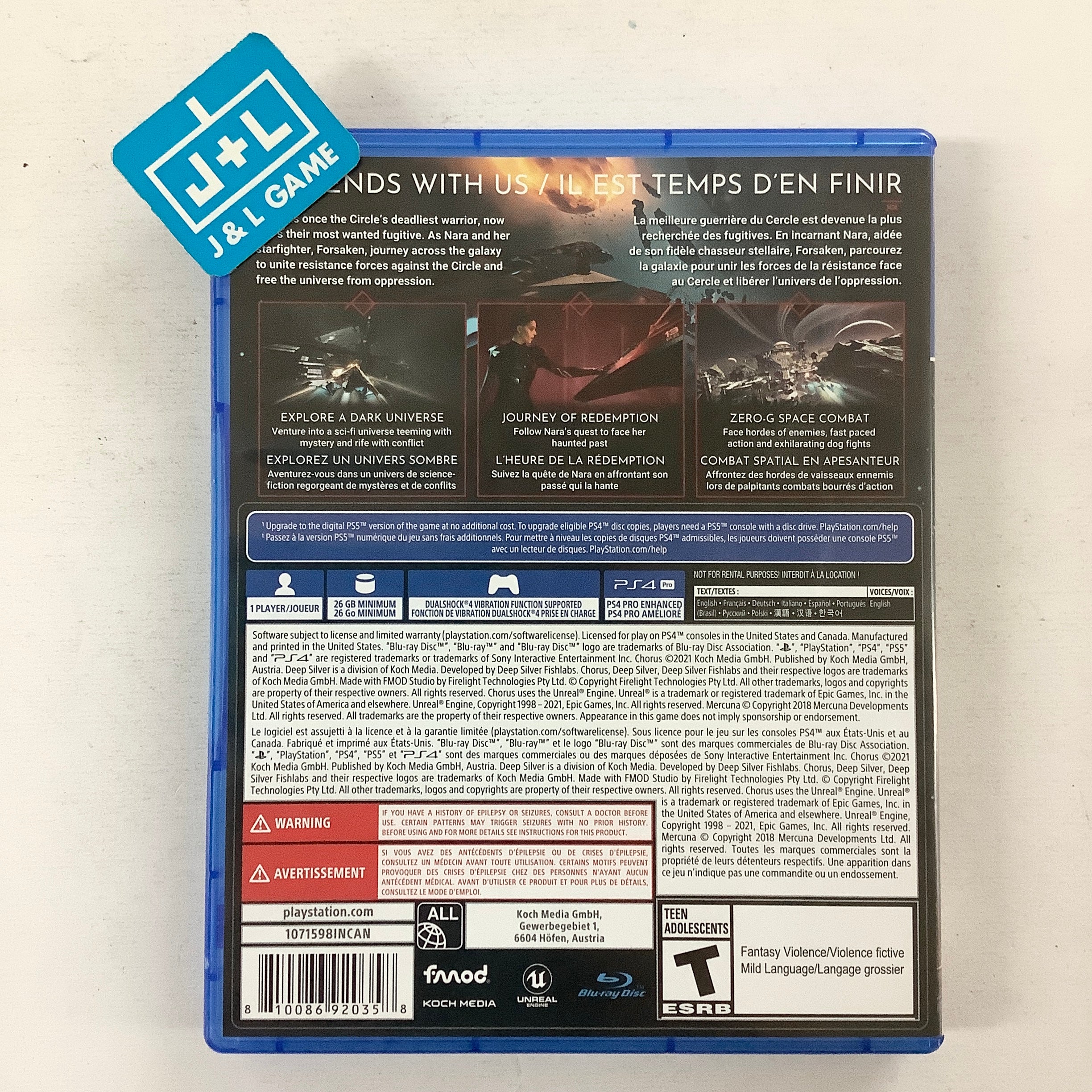 Chorus - (PS4) PlayStation 4 [Pre-Owned] Video Games Deep Silver   