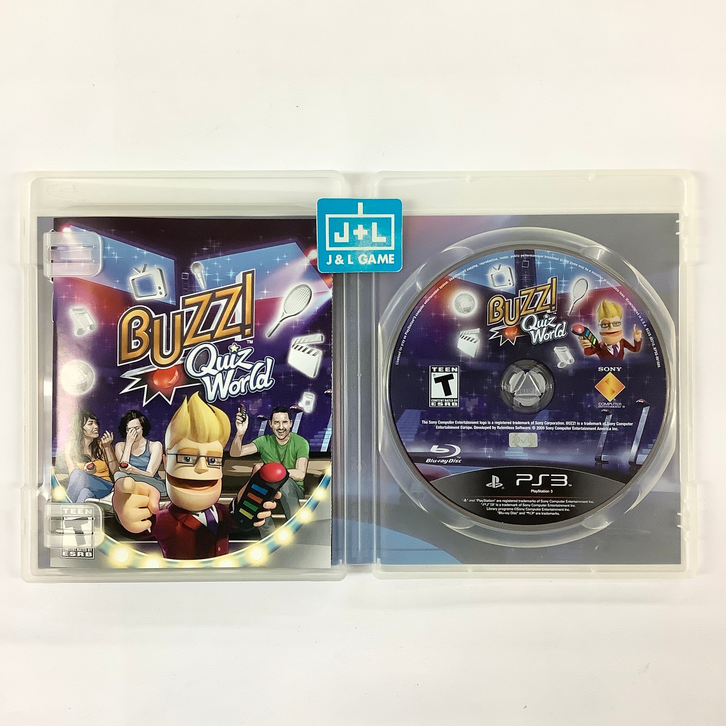 Buzz! Quiz World (Game Only) - (PS3) PlayStation 3 [Pre-Owned] Video Games SCEA   