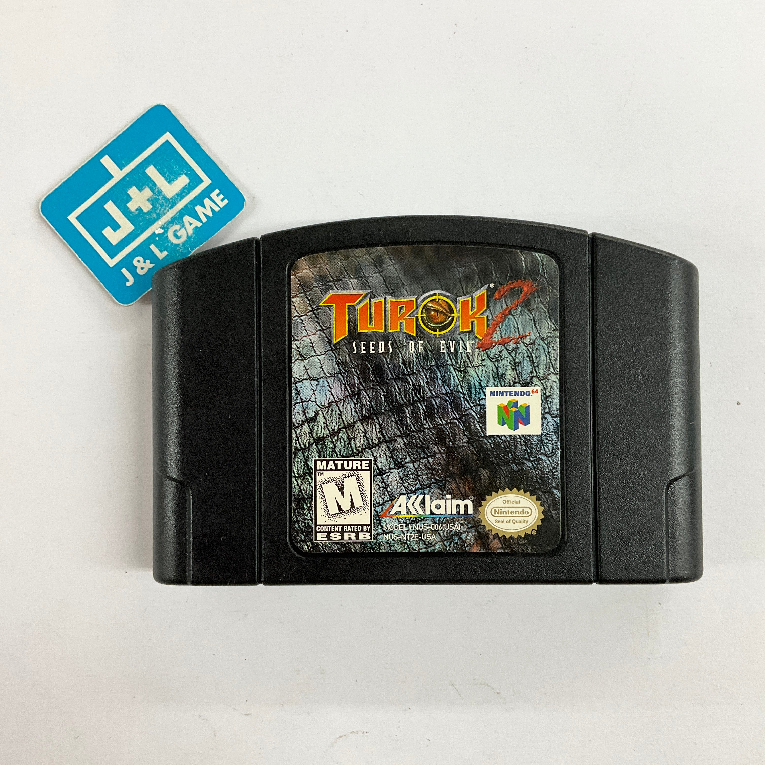 Turok 2: Seeds of Evil - (N64) Nintendo 64 [Pre-Owned] Video Games Acclaim   