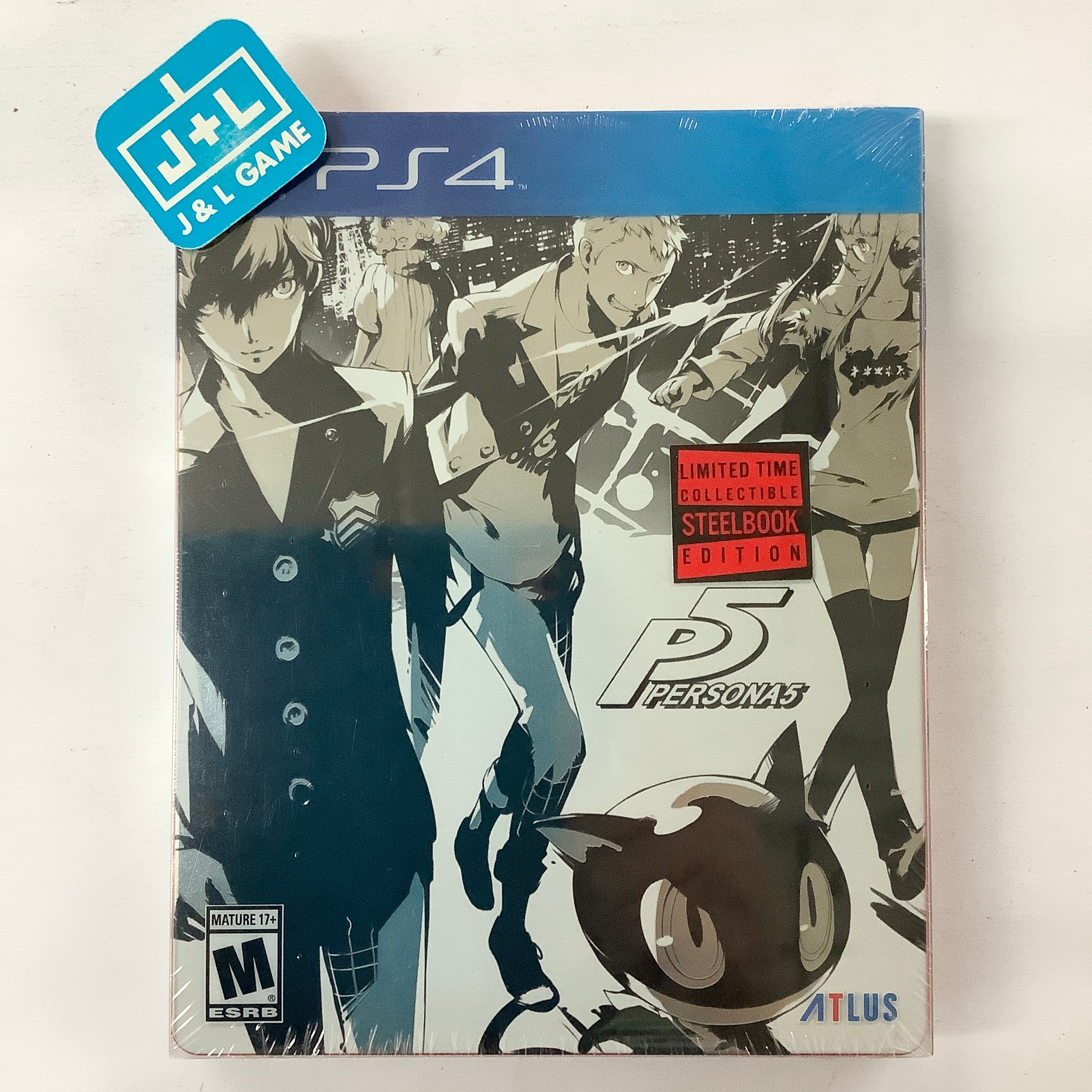 Persona 5 (Steelbook Edition) - (PS4) PlayStation 4 Video Games Atlus   