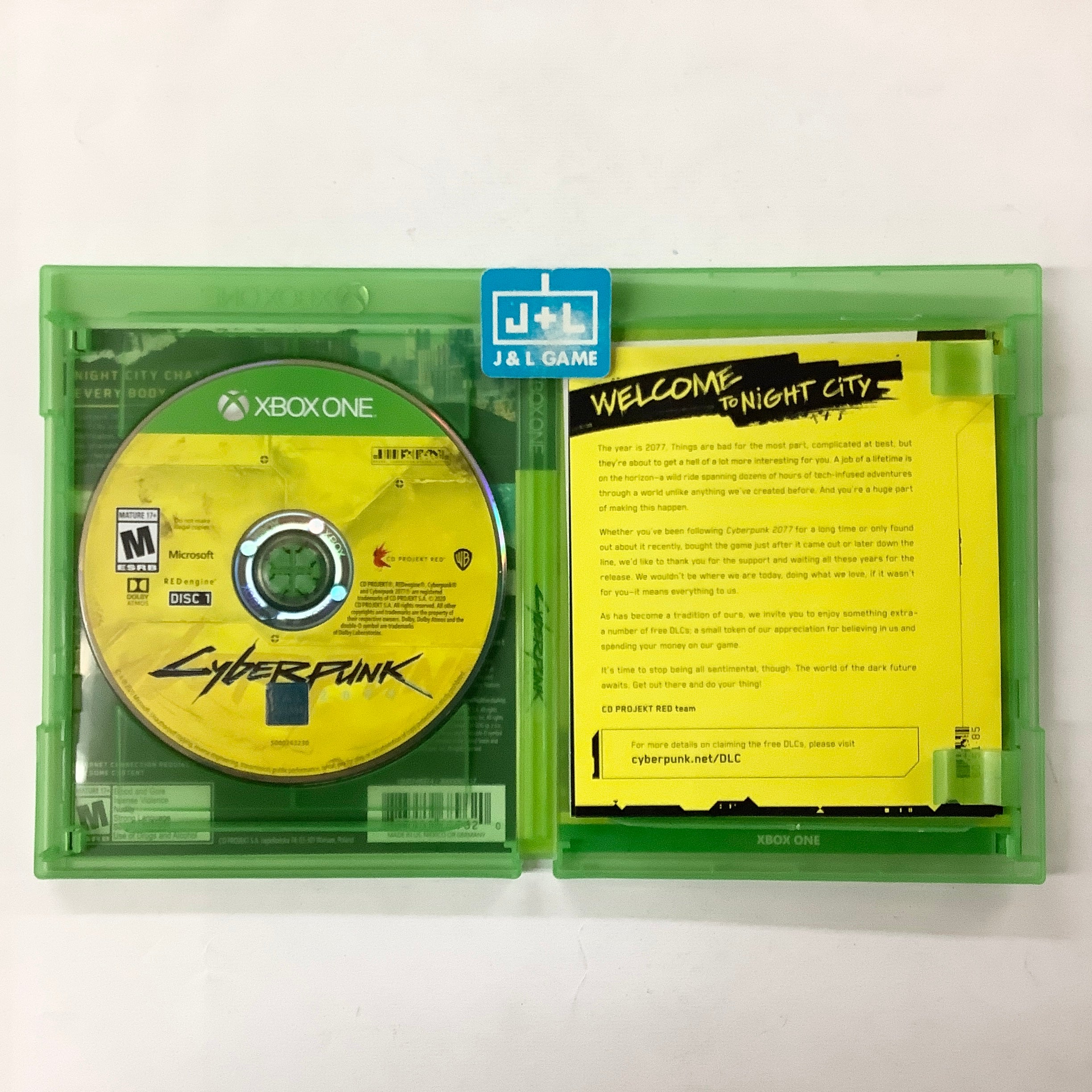 Cyberpunk 2077 - (XB1) Xbox One [Pre-Owned] | J&L Game