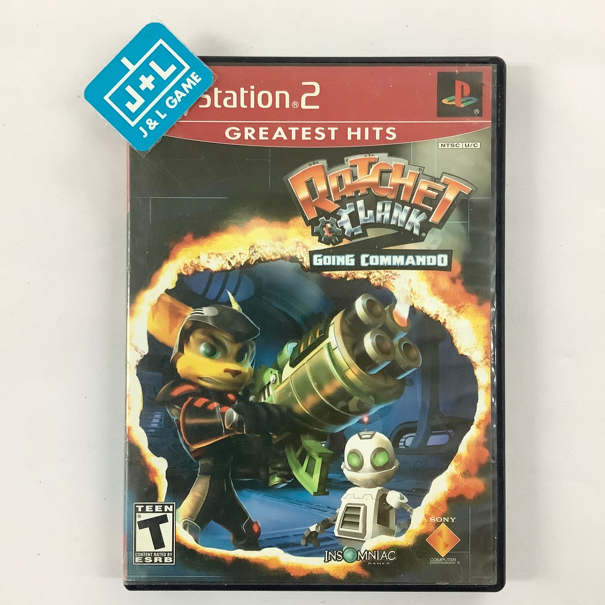 Ratchet & Clank: Going Commando (Greatest Hits) - (PS2) PlayStation 2 [Pre-Owned] Video Games SCEA   