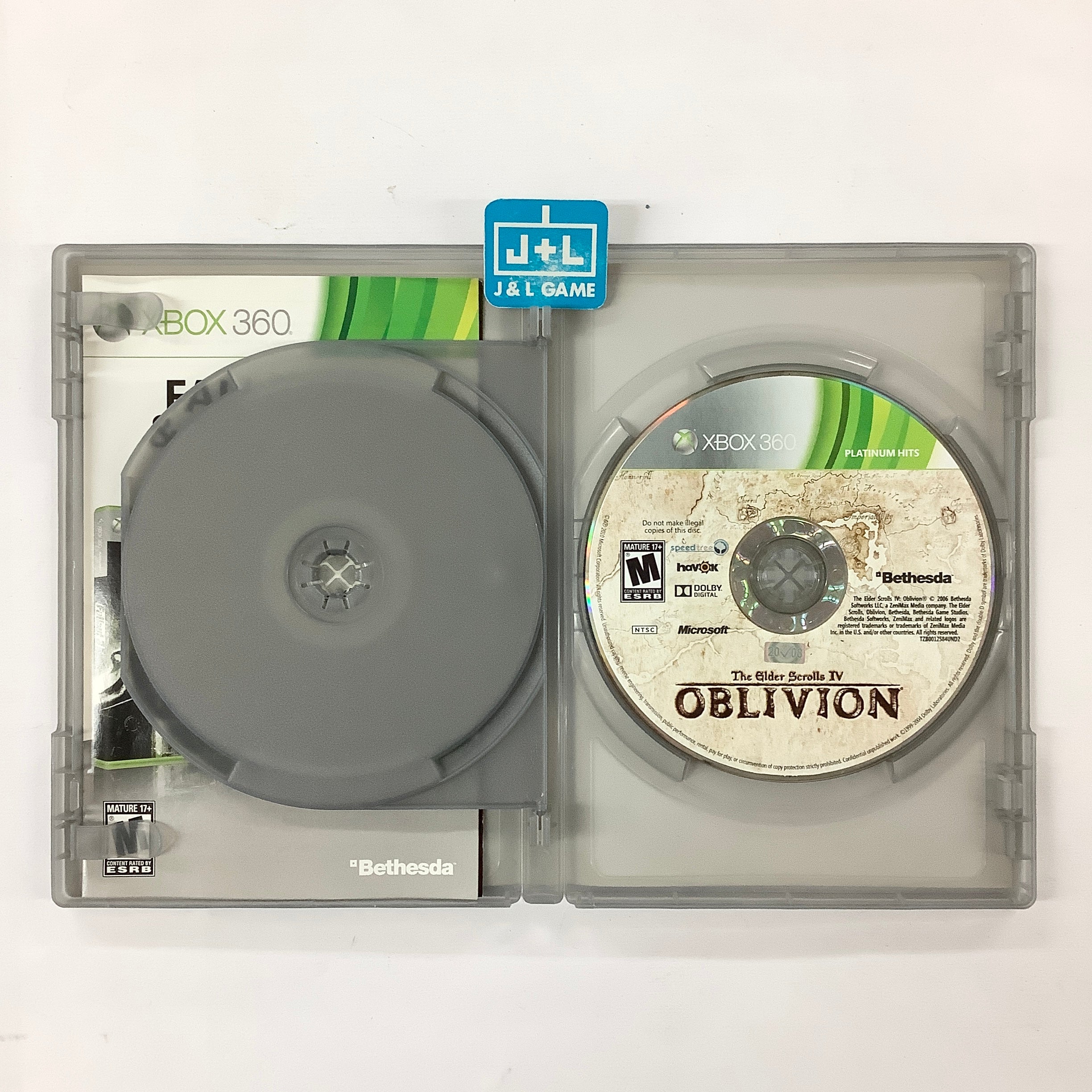 Fallout 3 & Oblivion Double Pack (Platinum Hits) - Xbox 360 [Pre-Owned] Video Games Bethesda Softworks   