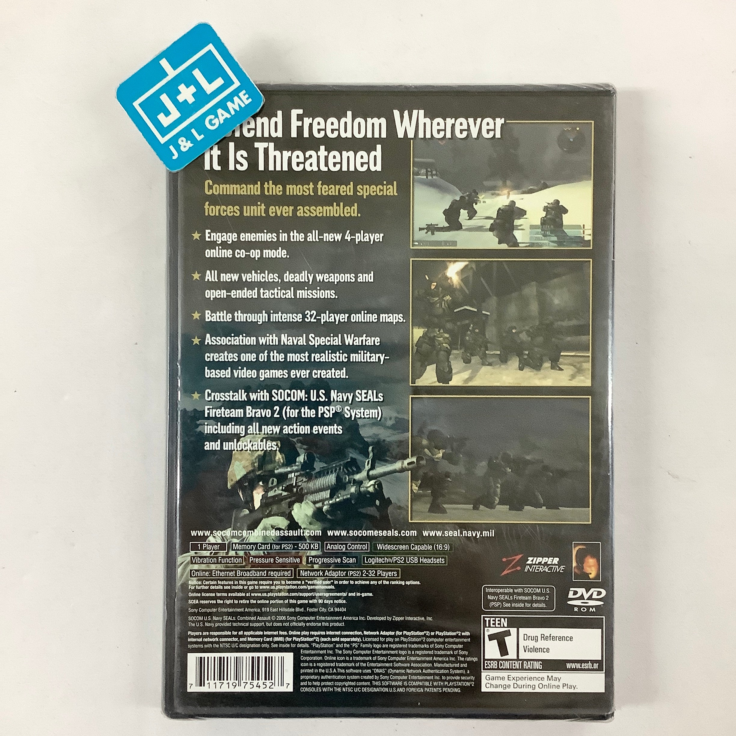 SOCOM: U.S. Navy SEALs: Combined Assault - (PS2) PlayStation 2 Video Games SCEA