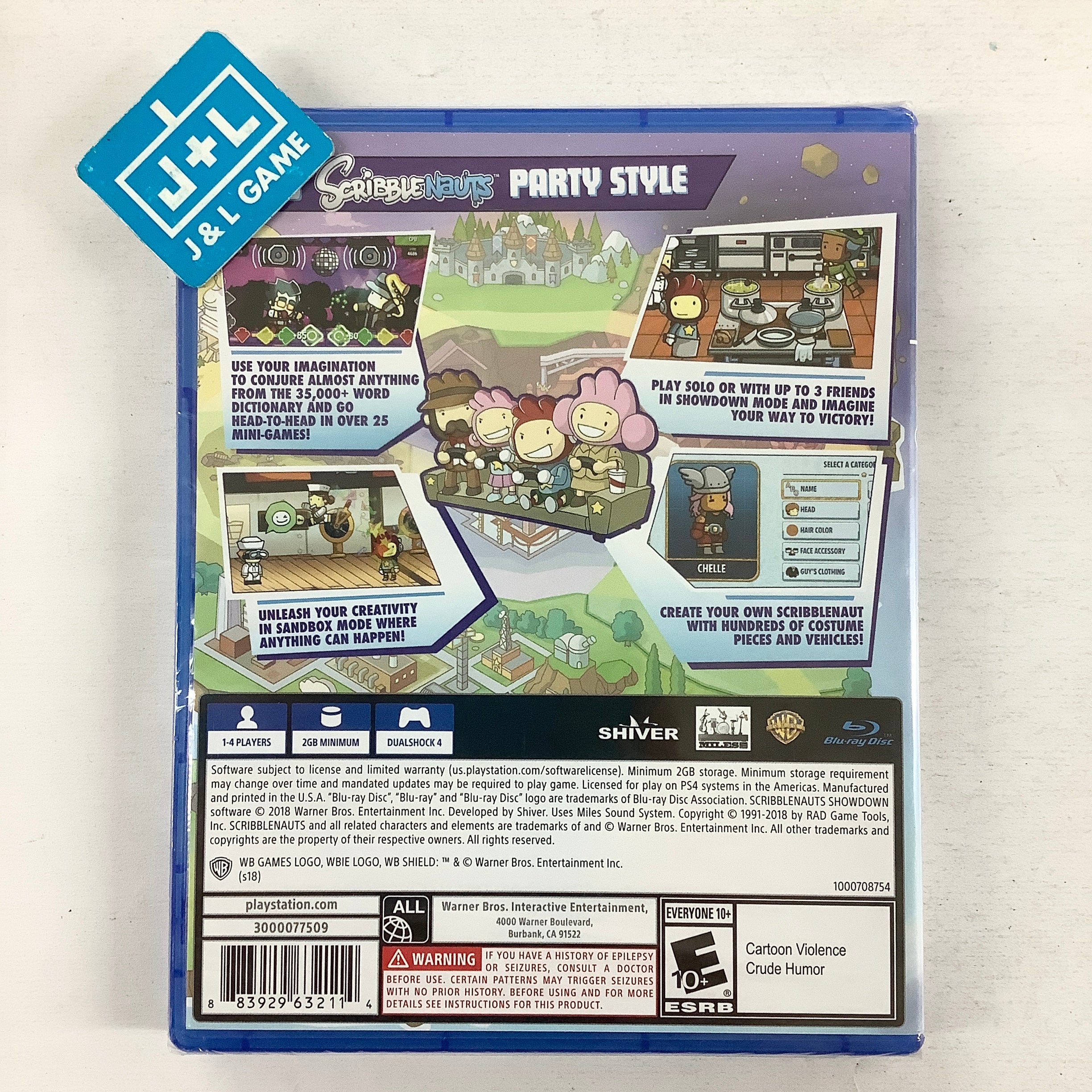 Scribblenauts Showdown - (PS4) PlayStation 4 Video Games Warner Bros. Interactive Entertainment