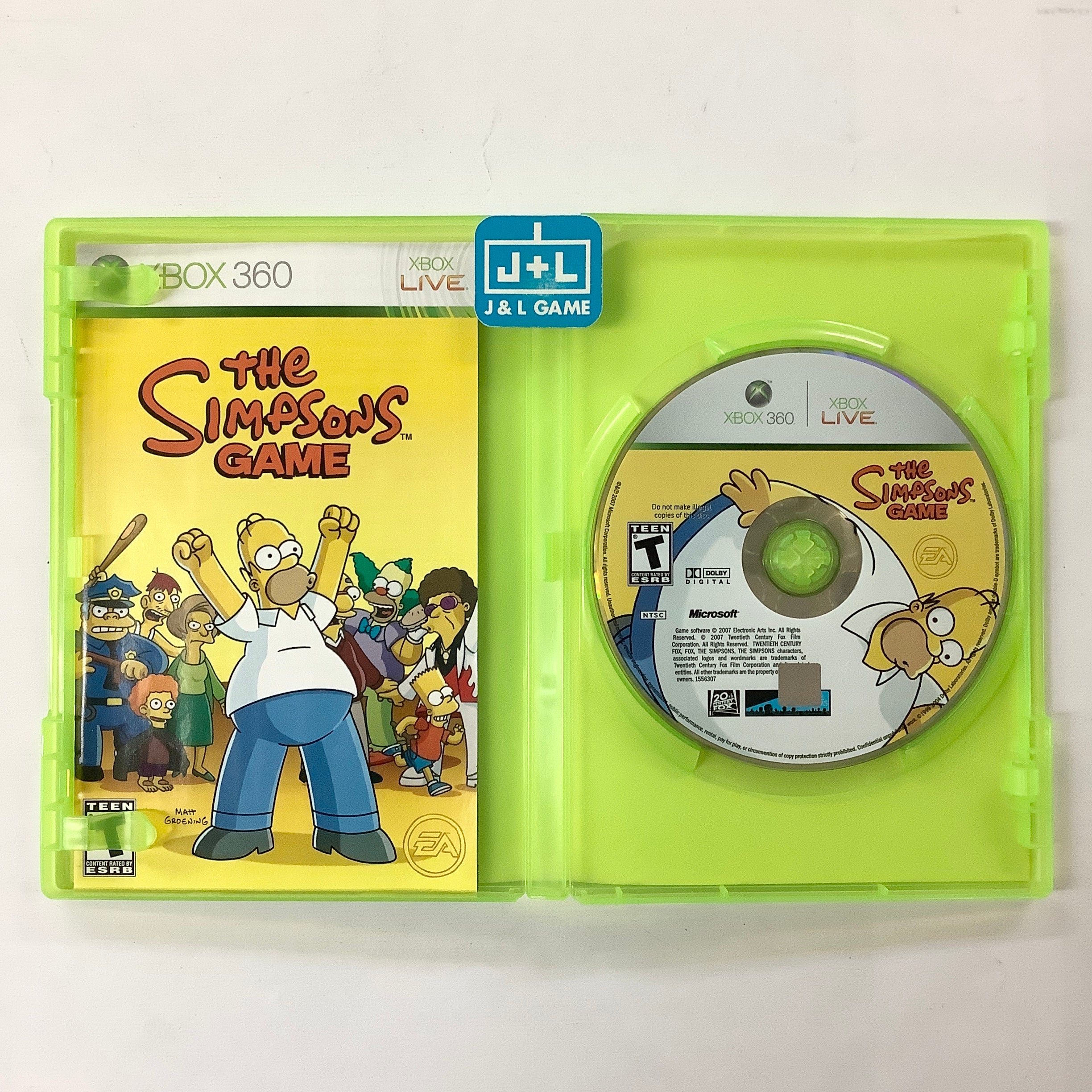The Simpsons Game (Best Buy Exclusive) - Xbox 360 [Pre-Owned] Video Games EA Games