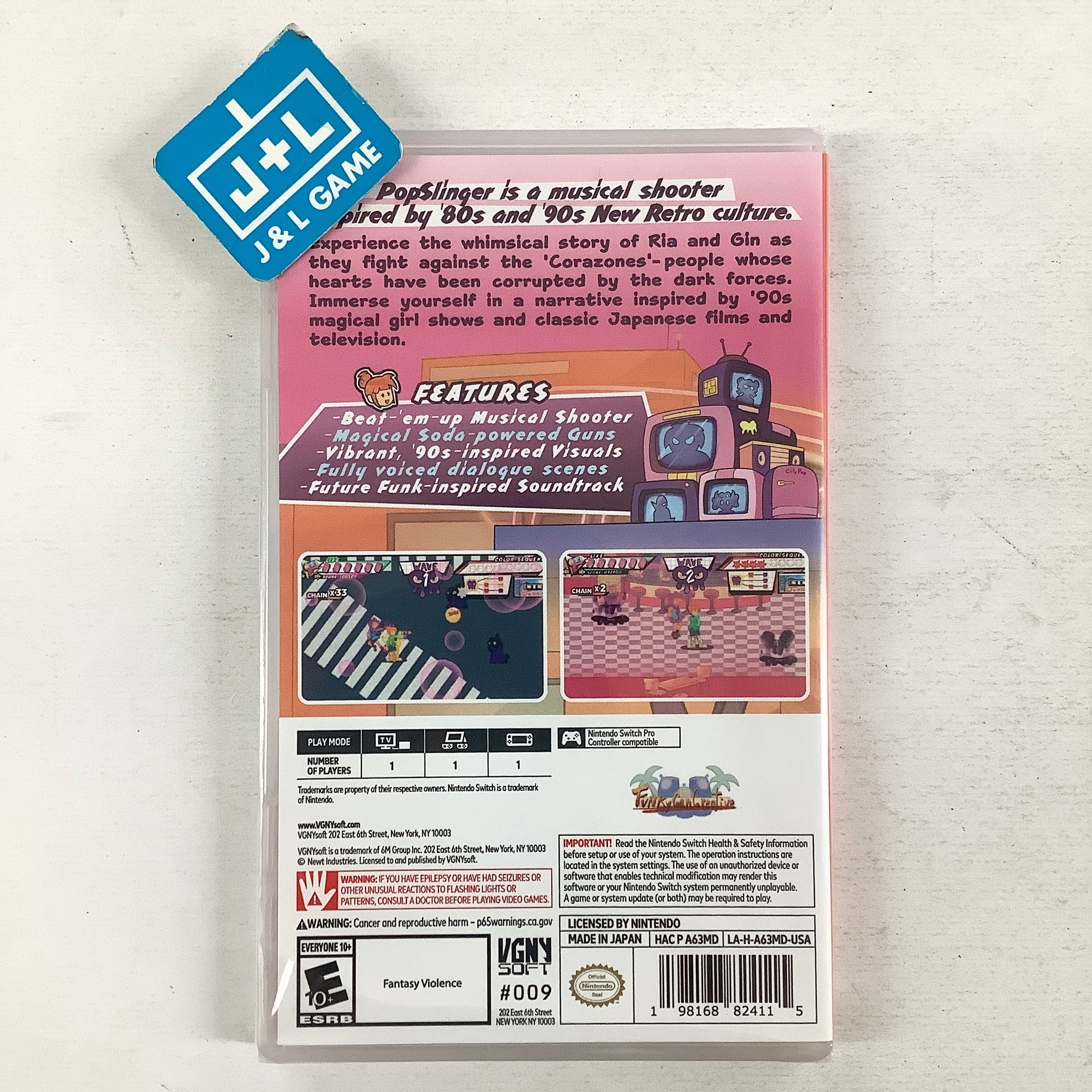 Pop Slinger - (NSW) Nintendo Switch Video Games VGNYsoft