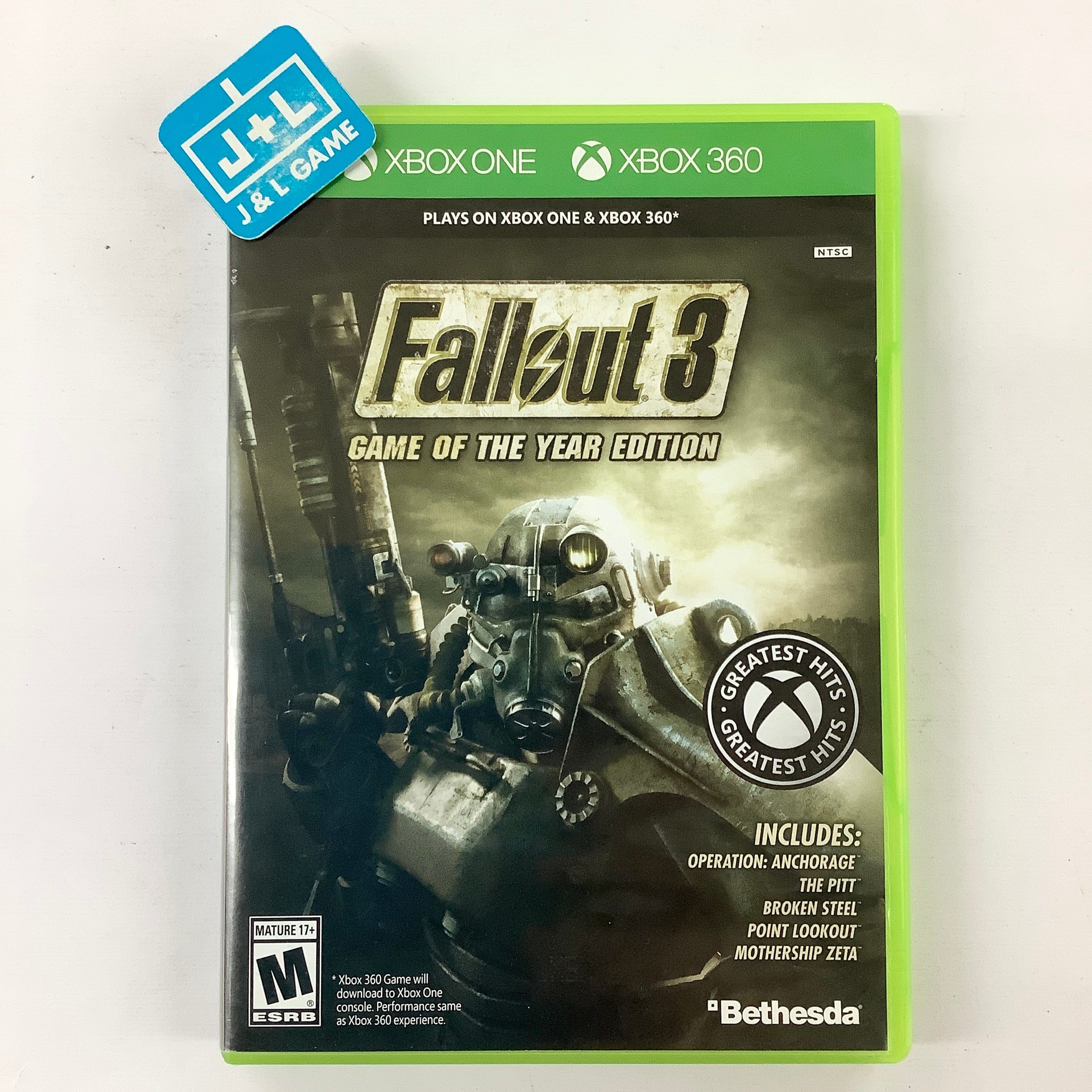 Fallout 3: Game of the Year Edition - (XB1) Xbox One & Xbox 360 [Pre-Owned] Video Games Bethesda Softworks   