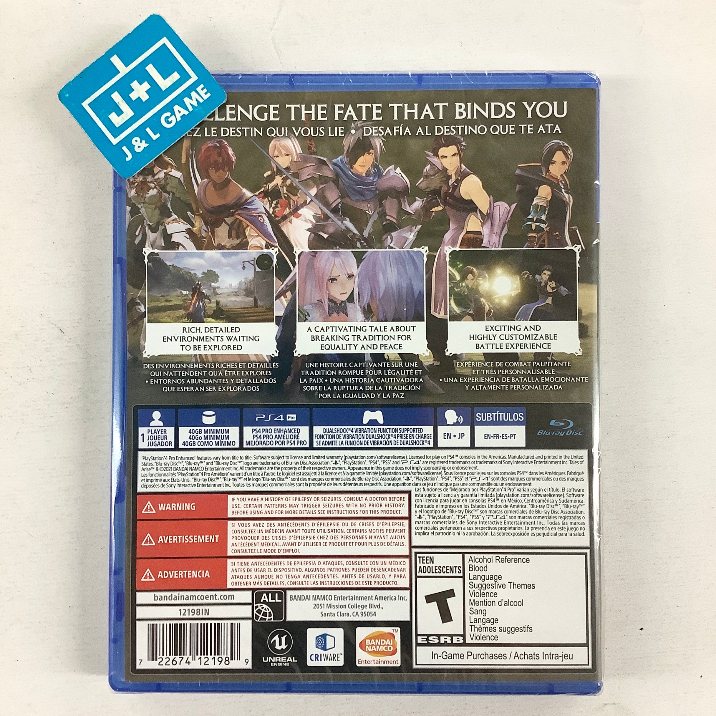 Tales of Arise - (PS4) PlayStation 4 Video Games BANDAI NAMCO Entertainment