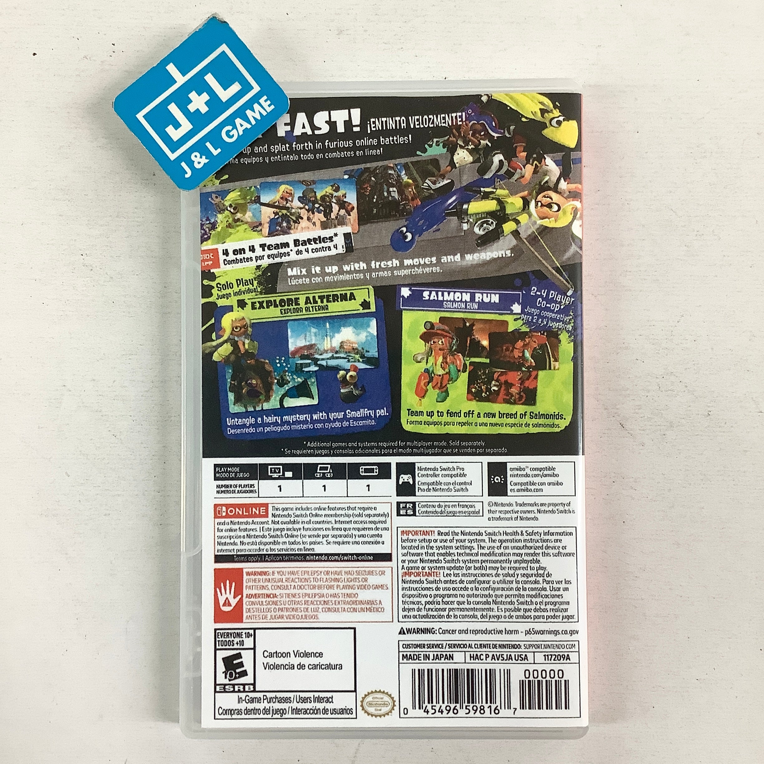 Splatoon 3 - (NSW) Nintendo Switch [Pre-Owned] Video Games Nintendo