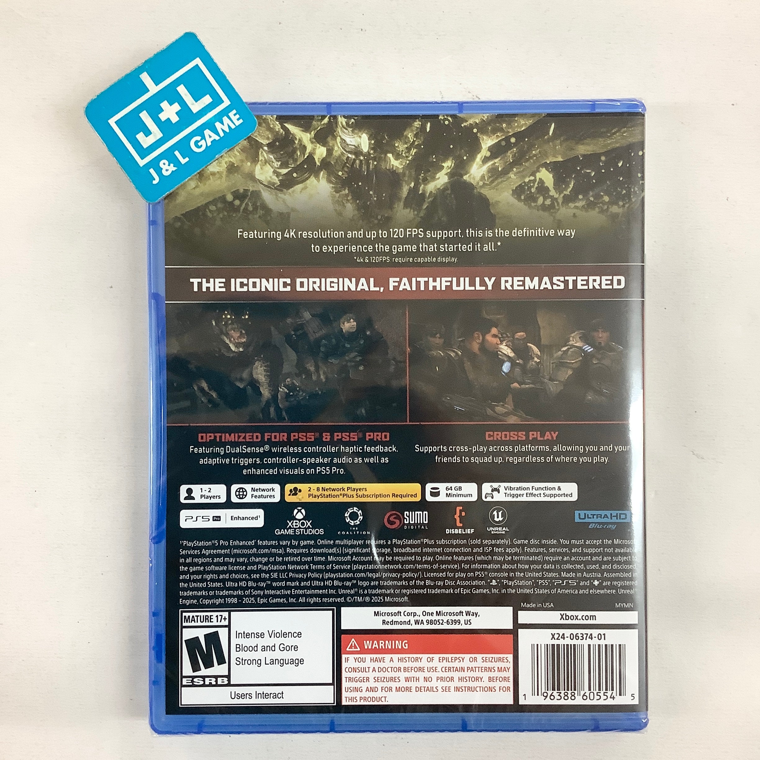 Gears of War: Reloaded – (PS5) PlayStation 5 Video Games Xbox Game Studios