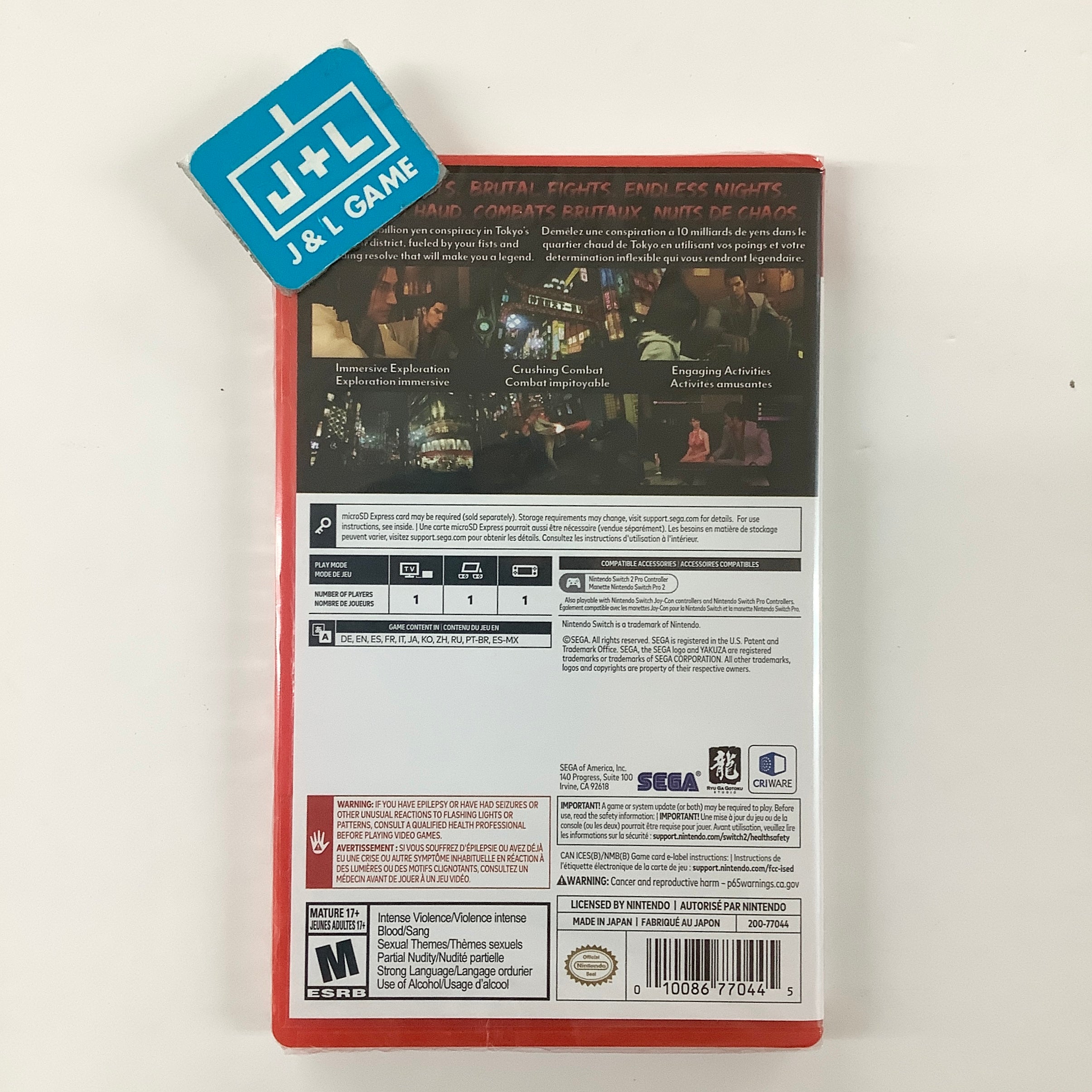 Yakuza Kiwami - (NS2) Nintendo Switch 2 Video Games SEGA