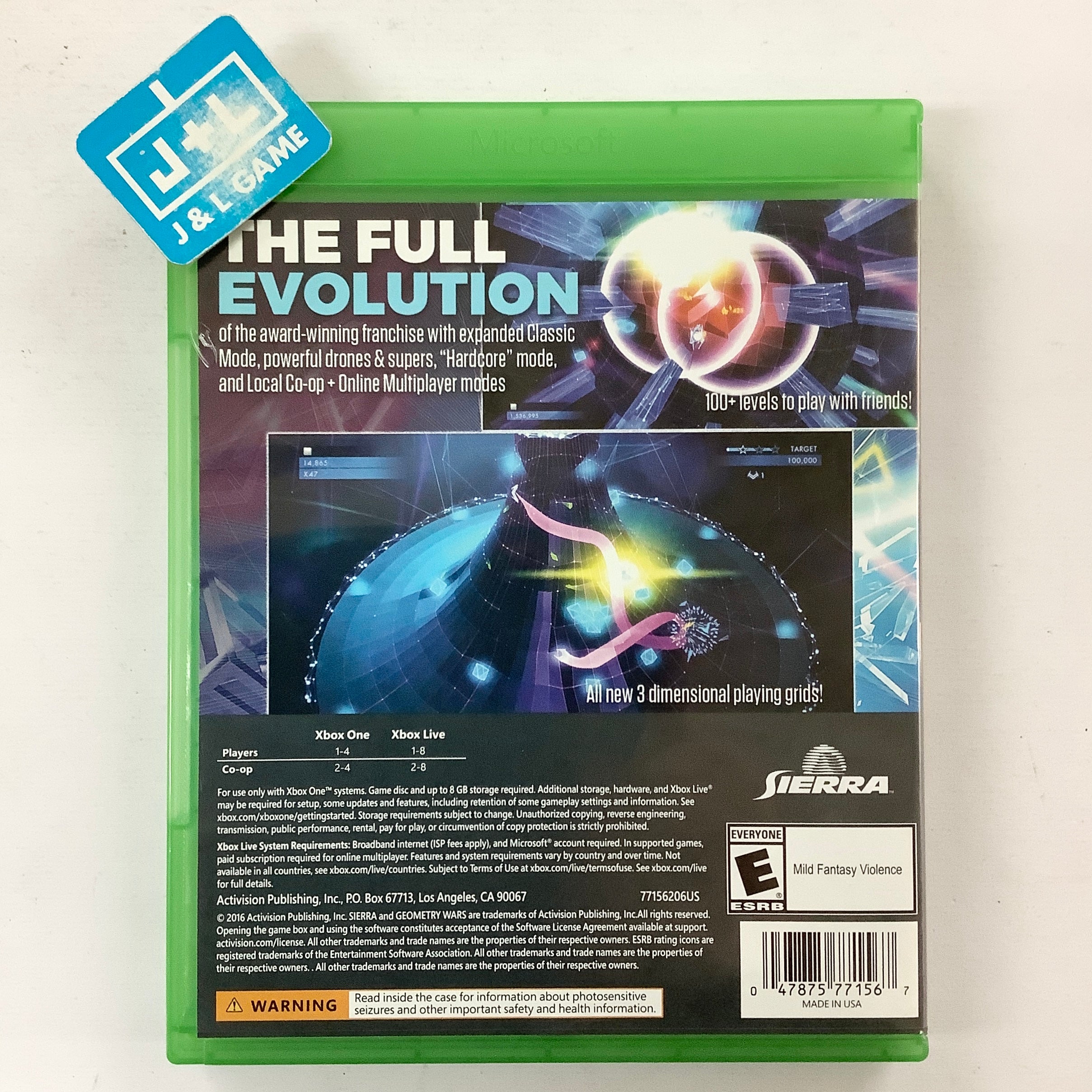Geometry Wars 3 Dimensions Evolved Xbox One Solo Disco | Meses sin interés Geometry Wars 3 Dimensions Evolved Xbox One Solo Disco | Meses sin interés