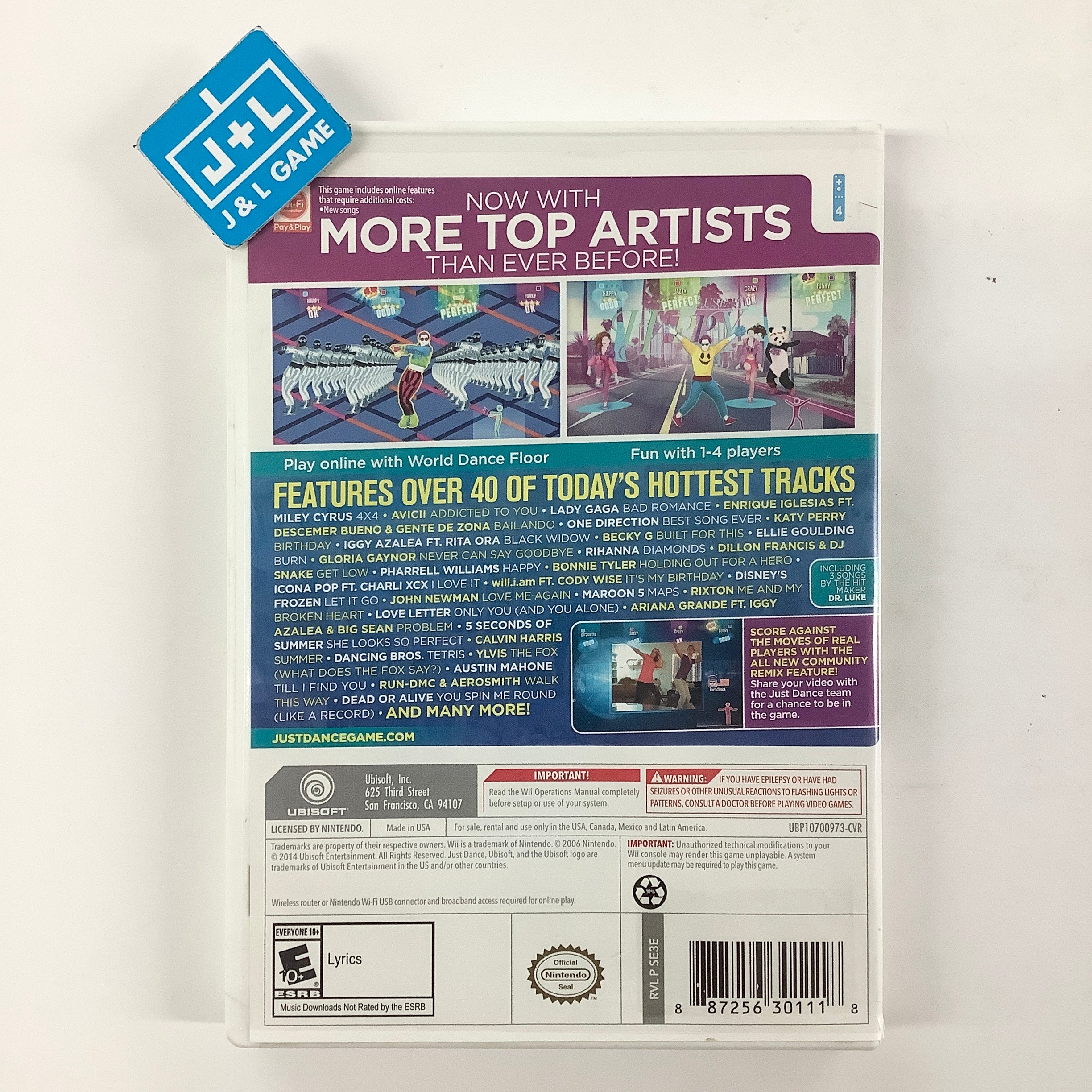 Just Dance 2015 - Nintendo Wii [Pre-Owned]