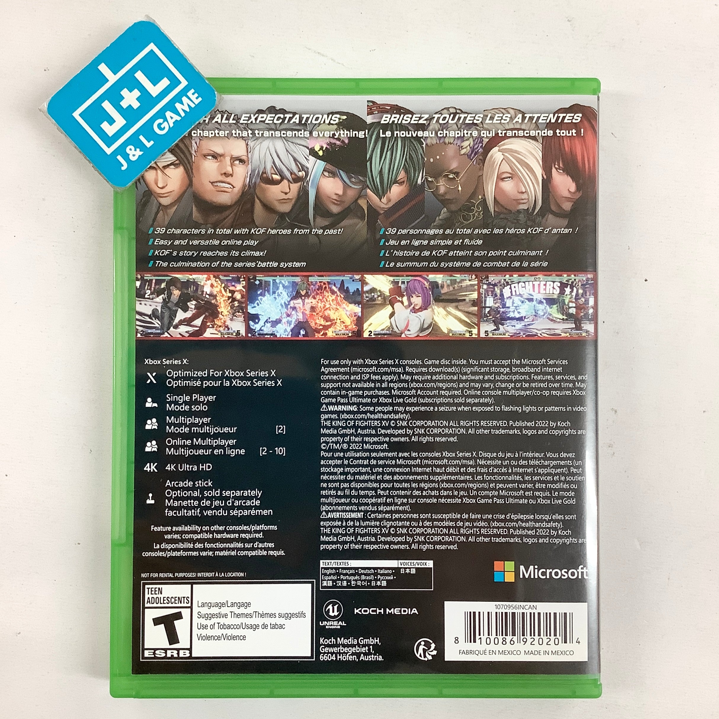 The King of Fighters XV - (XSX) Xbox Series X [Pre-Owned] Video Games Deep Silver