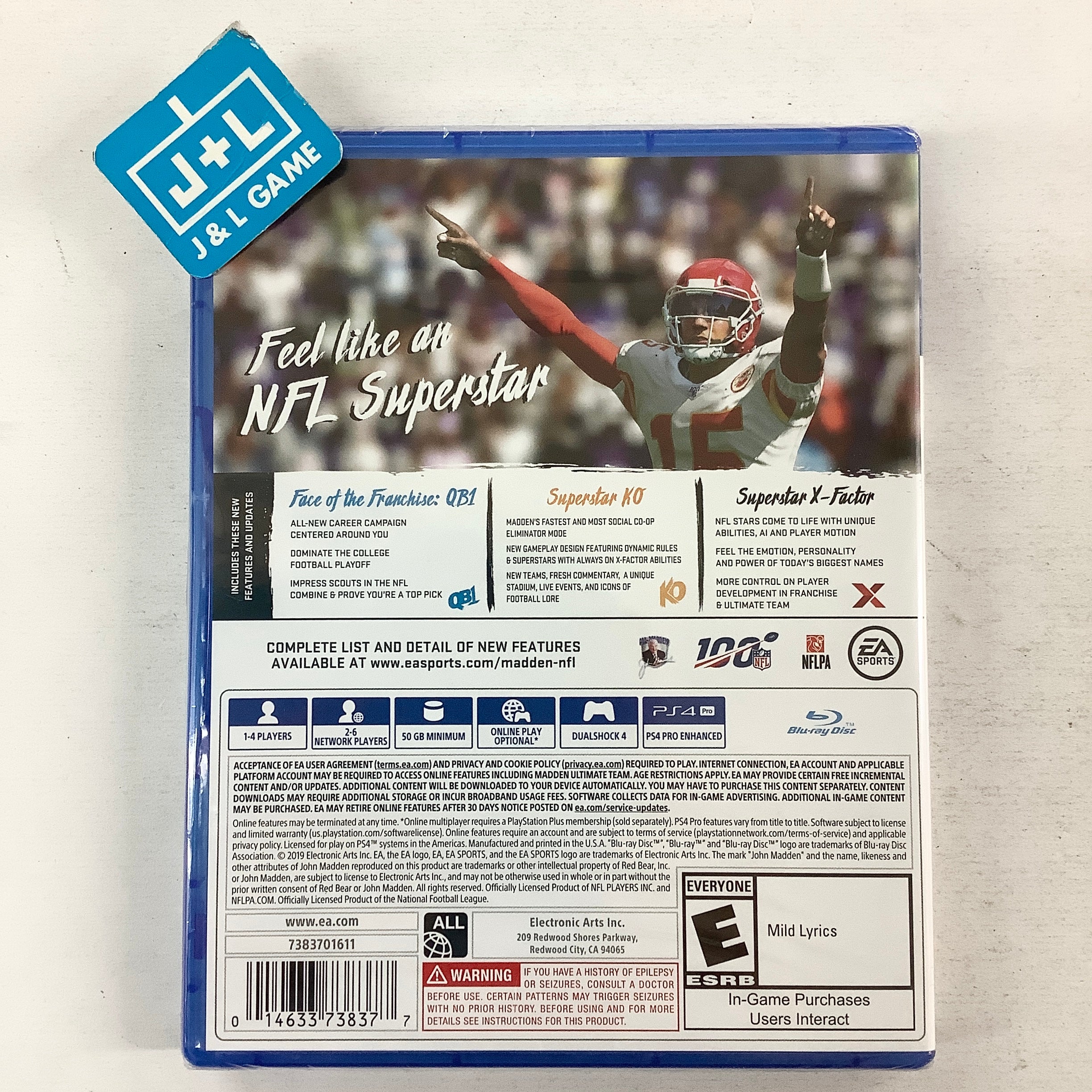Madden NFL 20 - (PS4) PlayStation 4 Video Games Electronic Arts