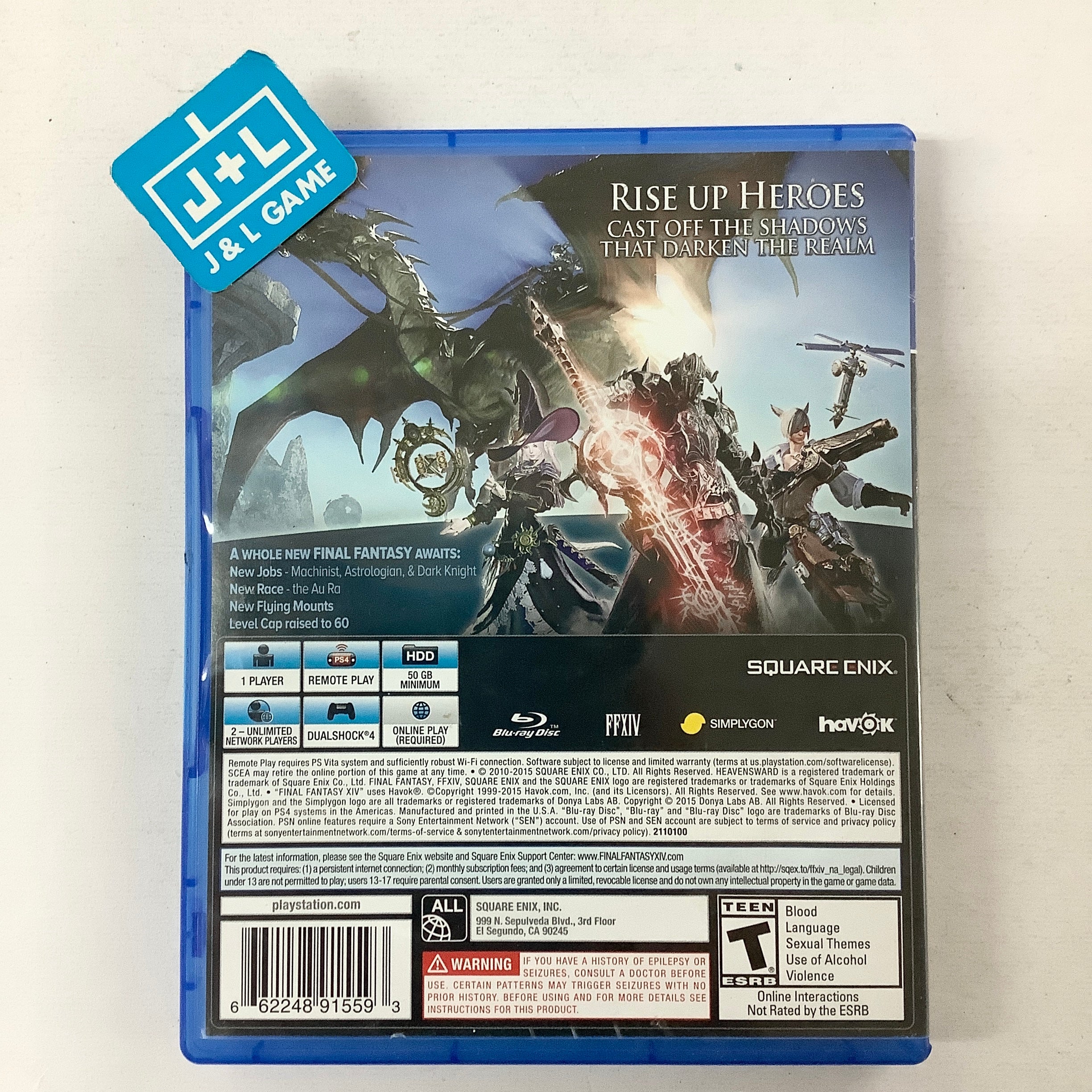 Final Fantasy XIV Online: Heavensward - (PS4) PlayStation 4 [Pre