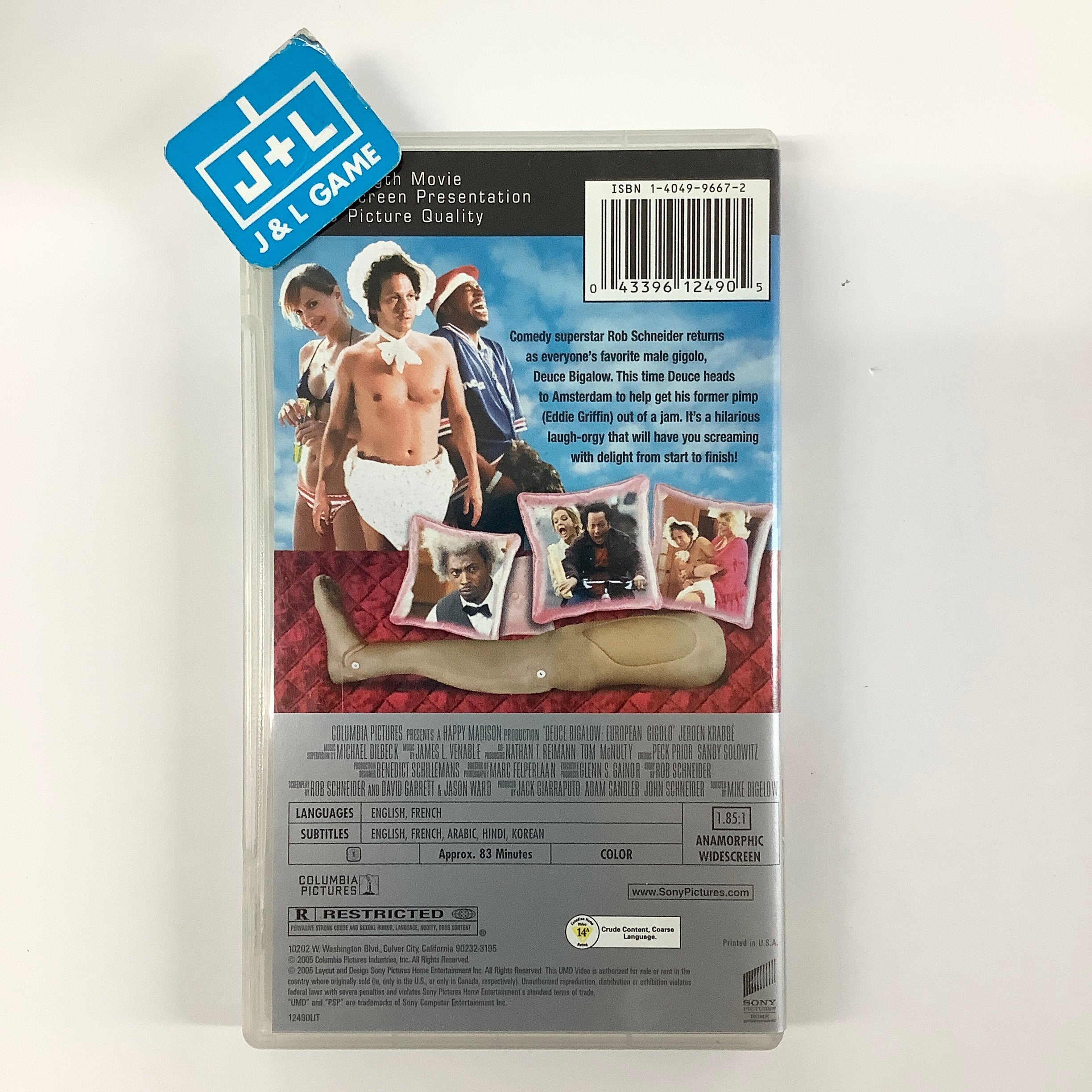 Deuce Bigalow: European Gigolo - PSP UMD Video [Pre-Owned] Home Sony Pictures