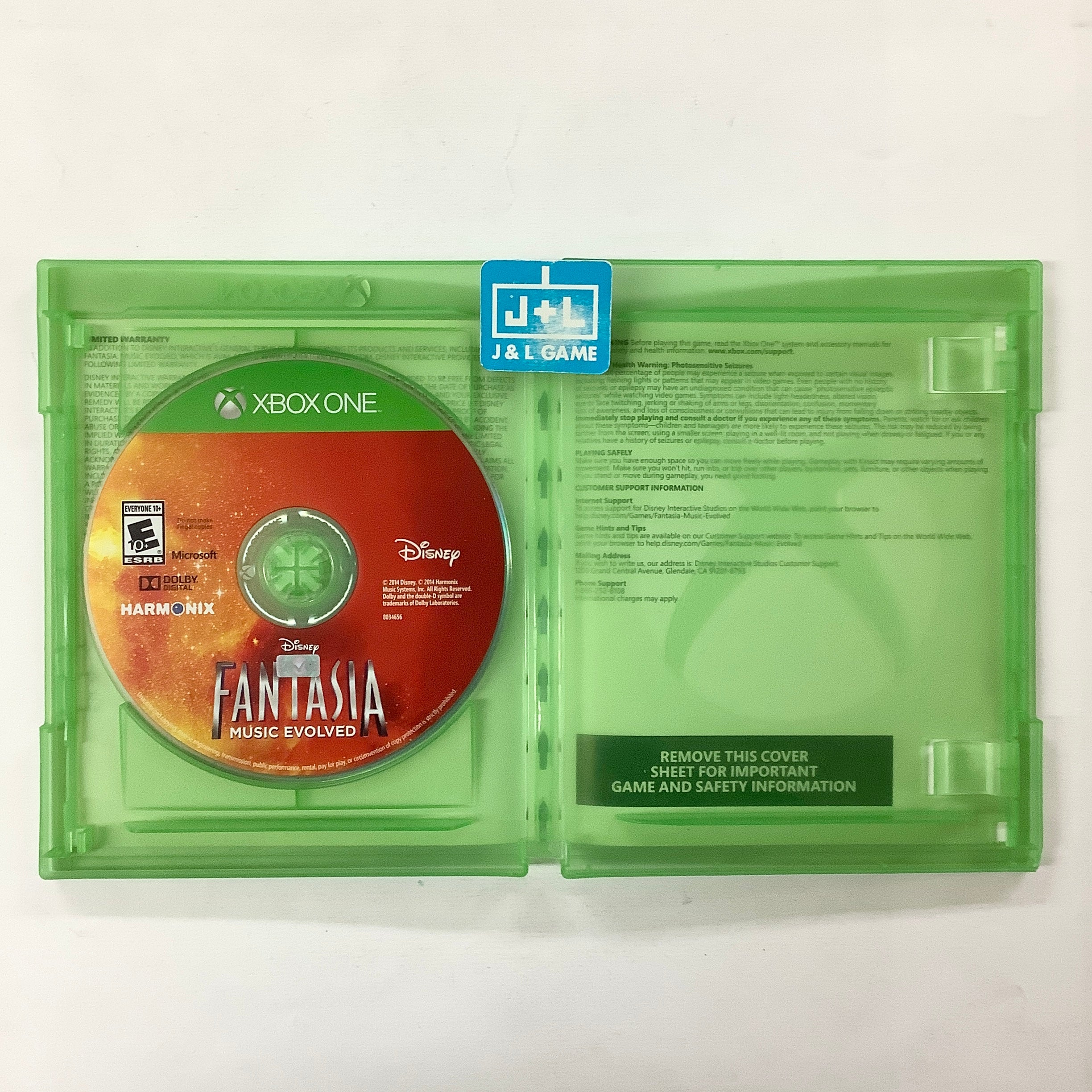 Disney Fantasia: Music Evolved (Kinect Required) - (XB1) Xbox One [Pre-Owned] Video Games Disney Interactive Studios   