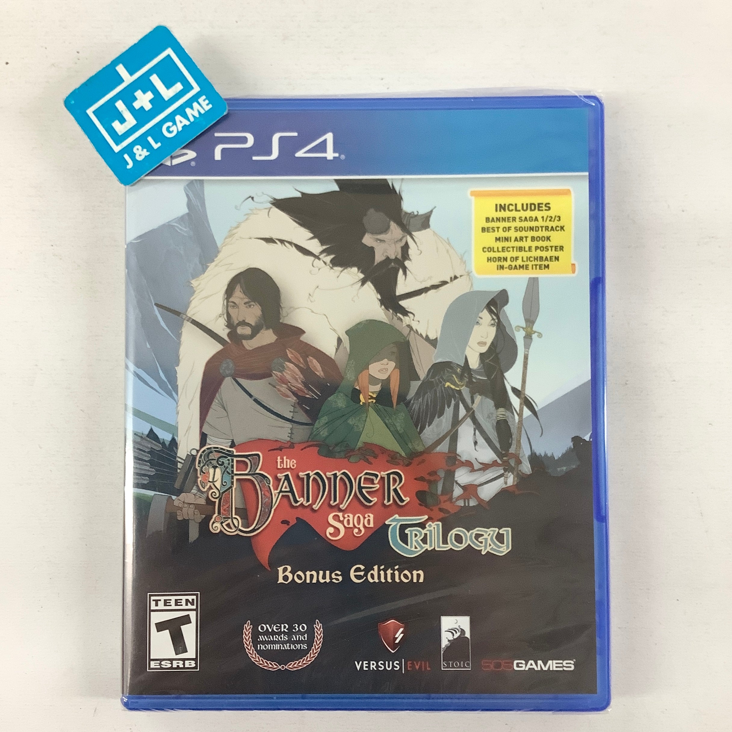 The Banner Saga Collection (Bonus Edition) - (PS4) PlayStation 4 Video Games 505 Games