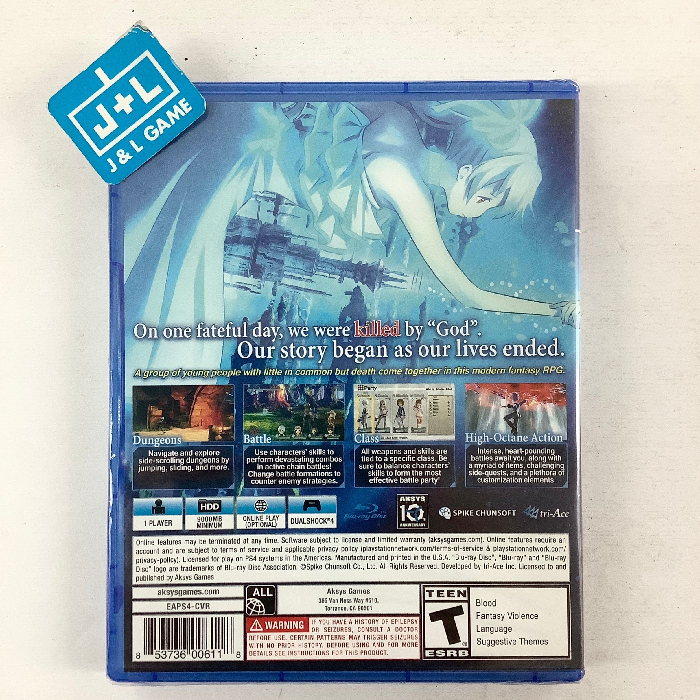 Exist Archive: The Other Side of the Sky - (PS4) PlayStation 4 Video Games Aksys Games