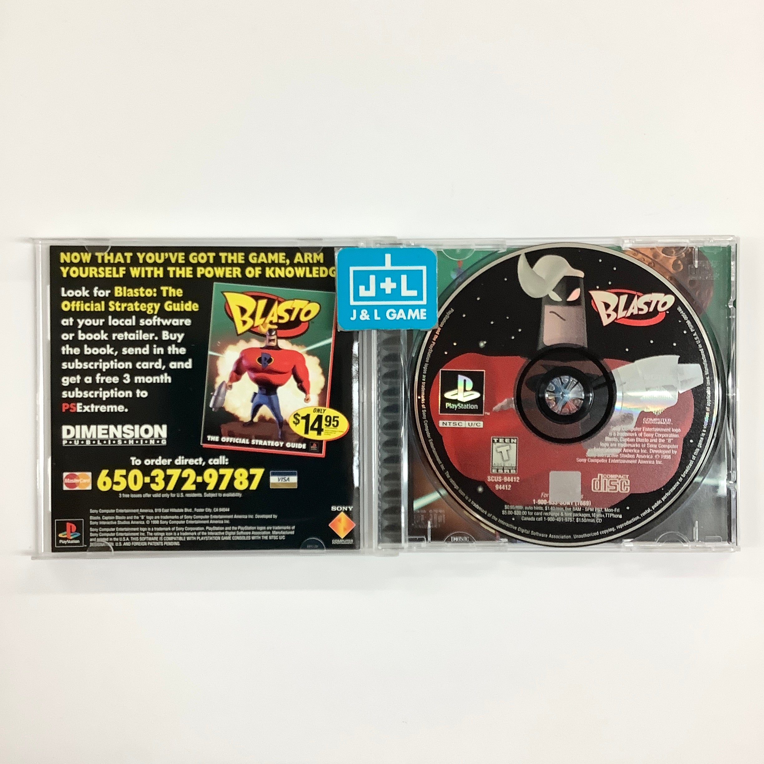 Blasto - (PS1) PlayStation 1 [Pre-Owned] Video Games SCEA
