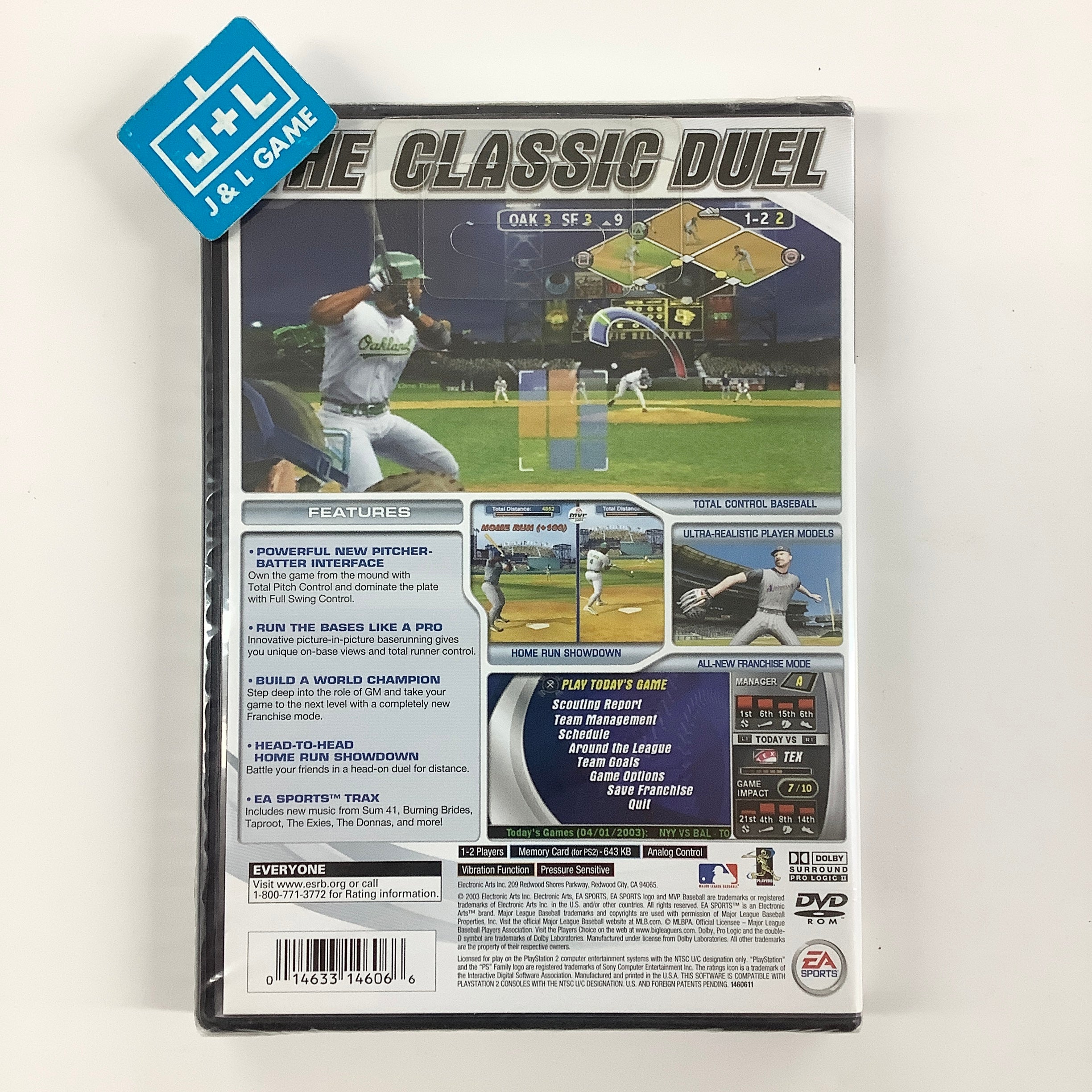 MVP Baseball 2003 - (PS2) PlayStation 2 Video Games EA Sports