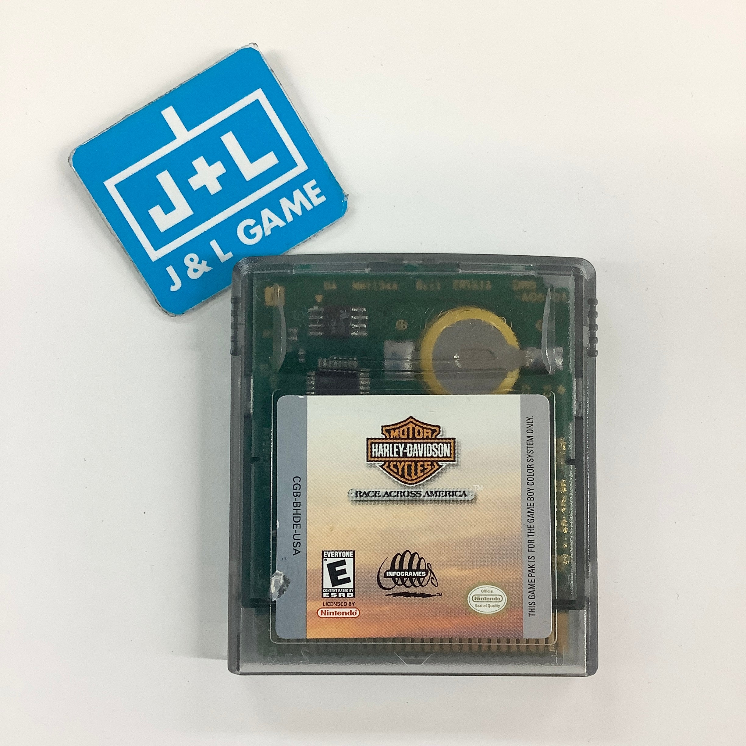 Harley-Davidson: Race Across America - (GBC) Game Boy Color [Pre-Owned]