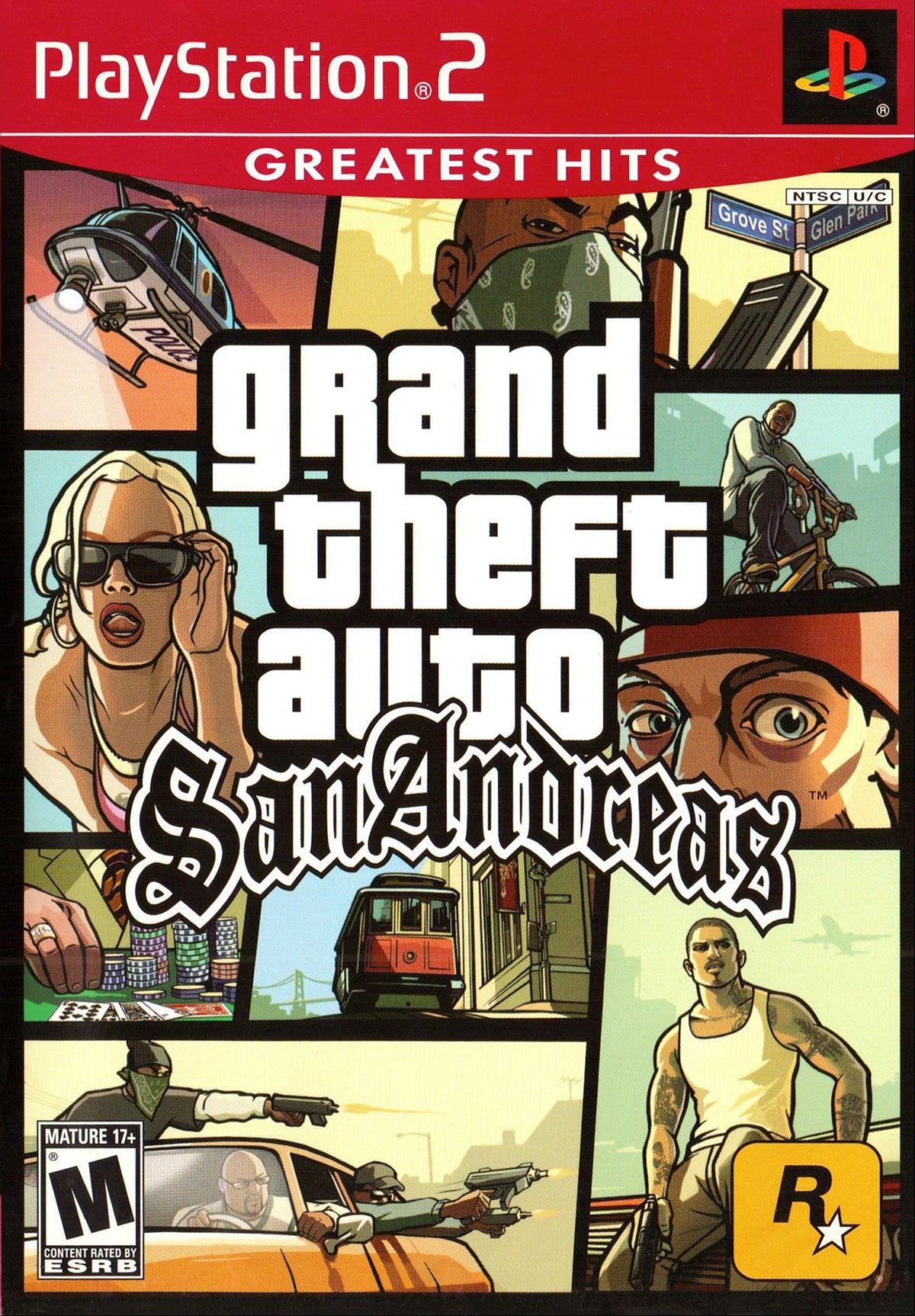 Grand Theft Auto: San Andreas (Greatest Hits) - (PS2) PlayStation 2 [Pre-Owned] Video Games Rockstar Games