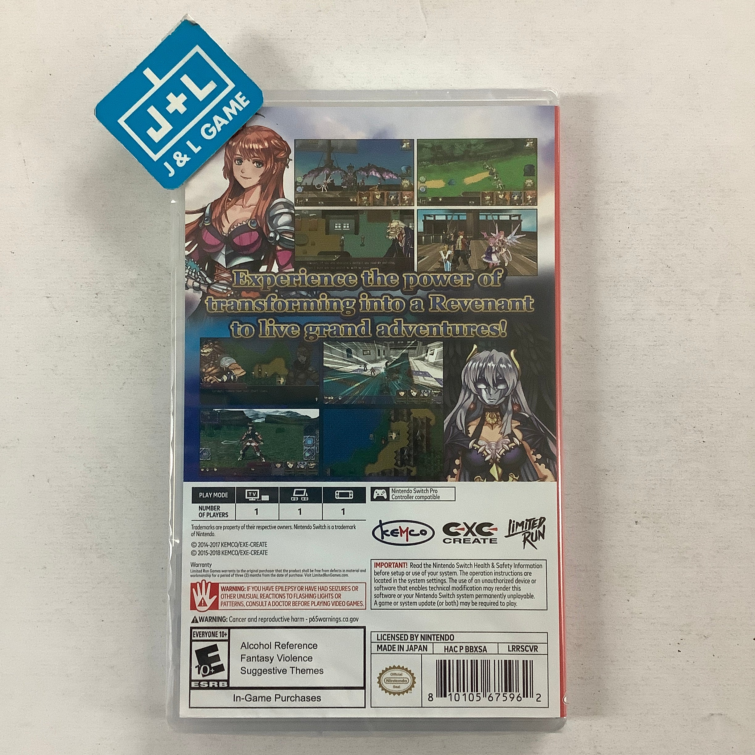 Revenant Saga & Revenant Dogma - (NSW) Nintendo Switch Video Games Limited Run Games