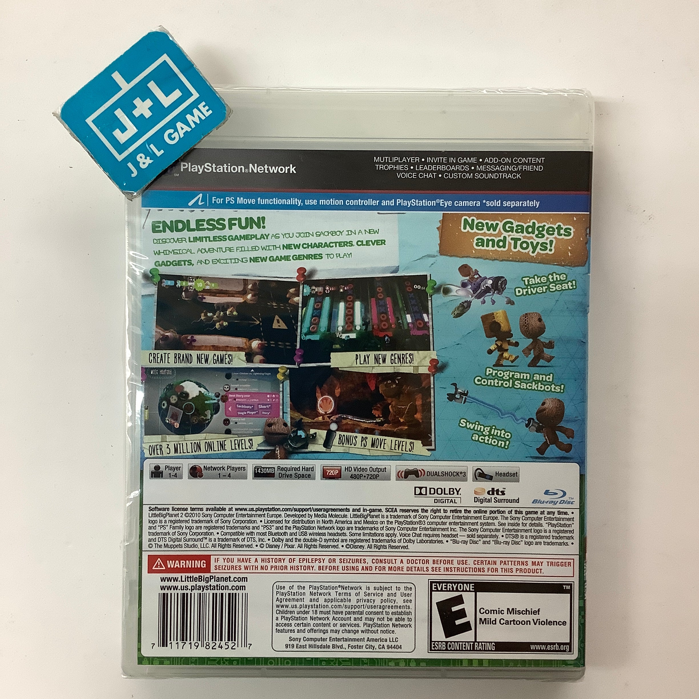 LittleBigPlanet 2 - (PS3) PlayStation 3 Video Games SCEA