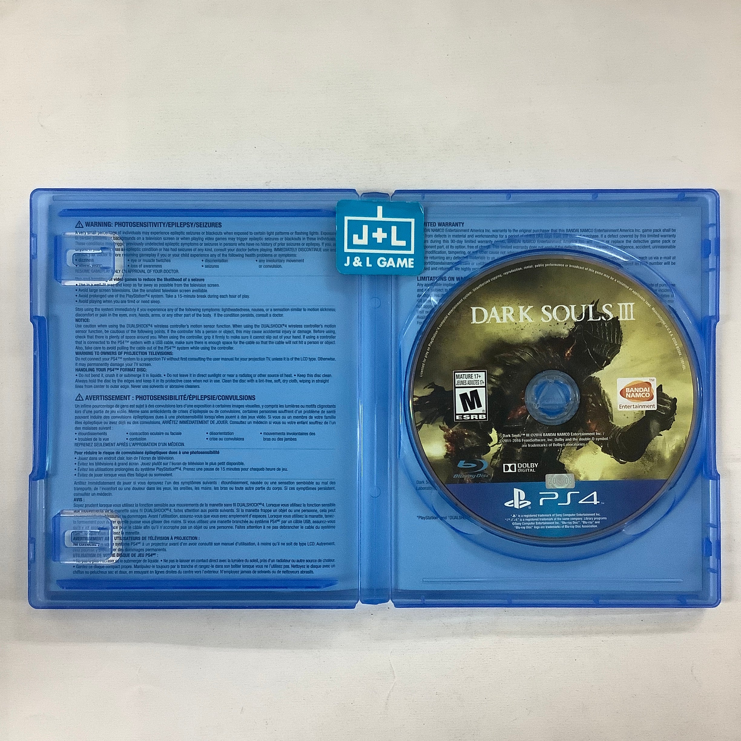 Dark Souls III - (PS4) PlayStation 4 [Pre-Owned] | J&L Game