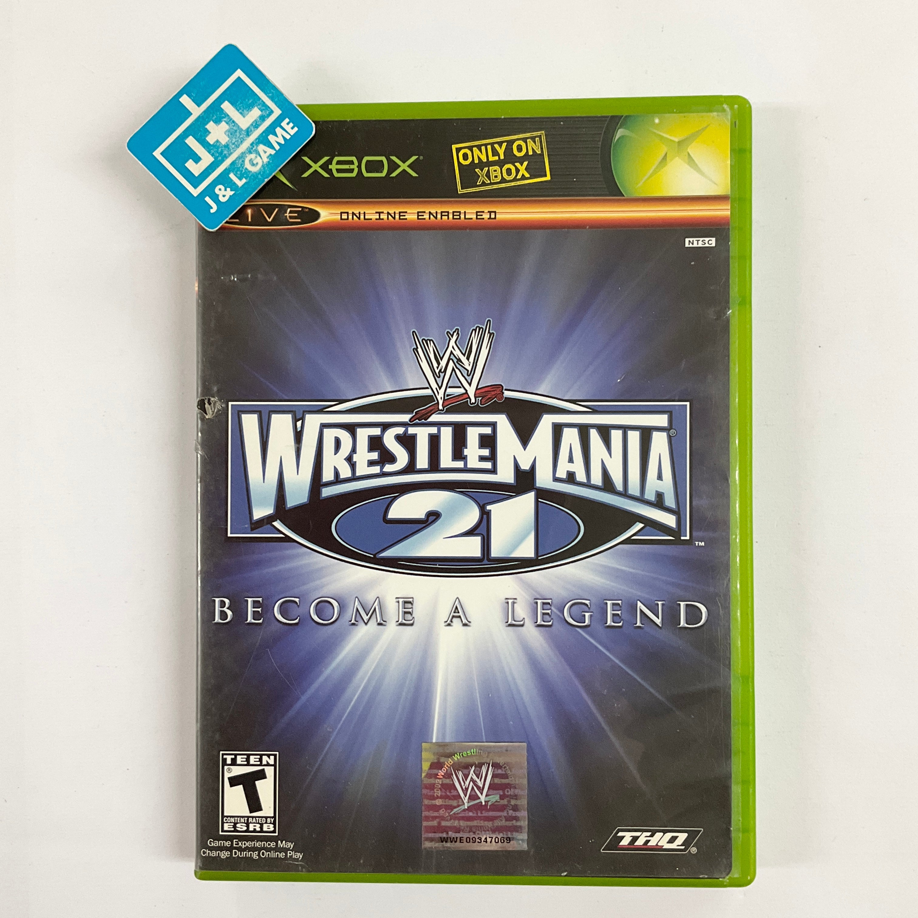 WWE WrestleMania 21 - (XB) Xbox [Pre-Owned] Video Games THQ   