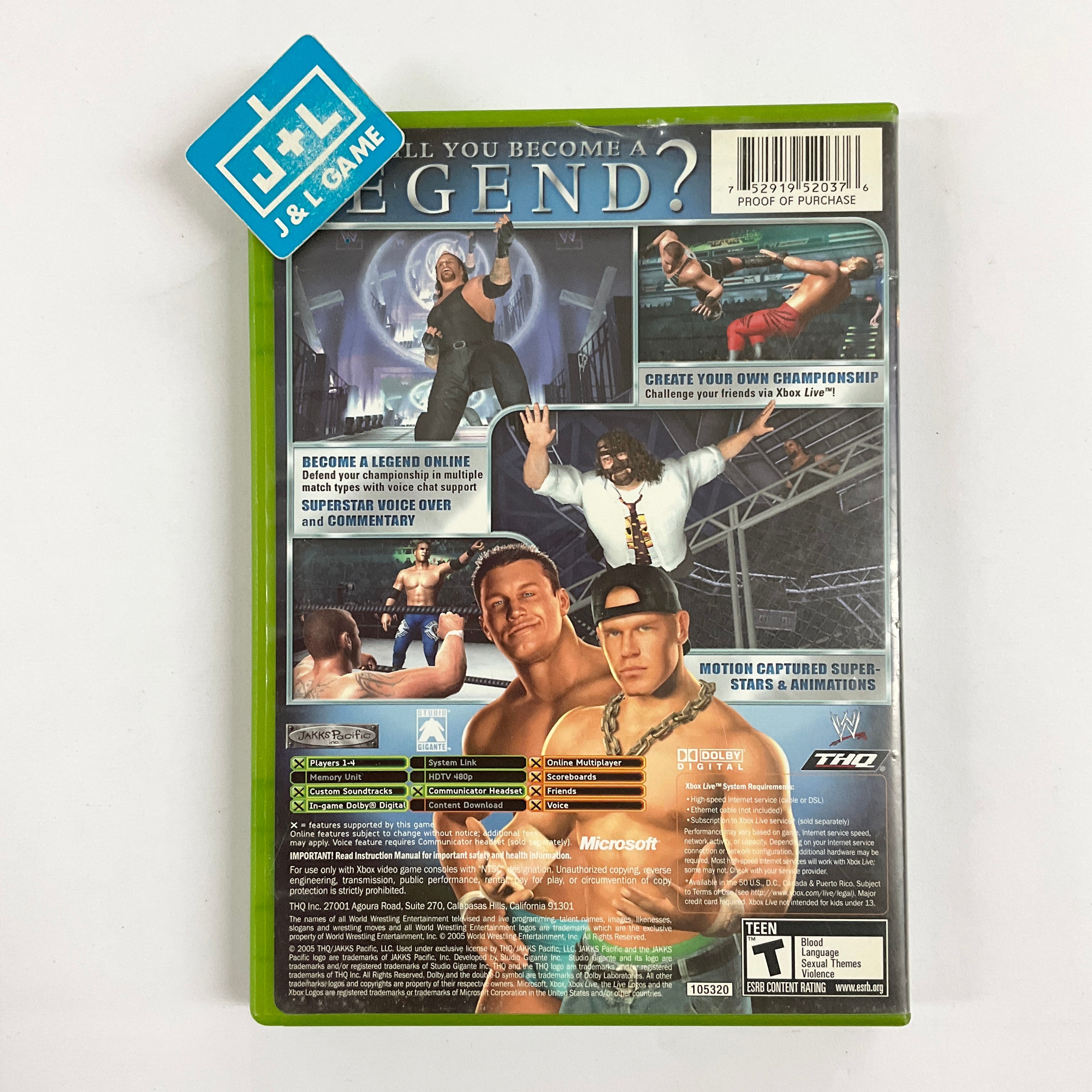WWE WrestleMania 21 - (XB) Xbox [Pre-Owned] | J&L Game