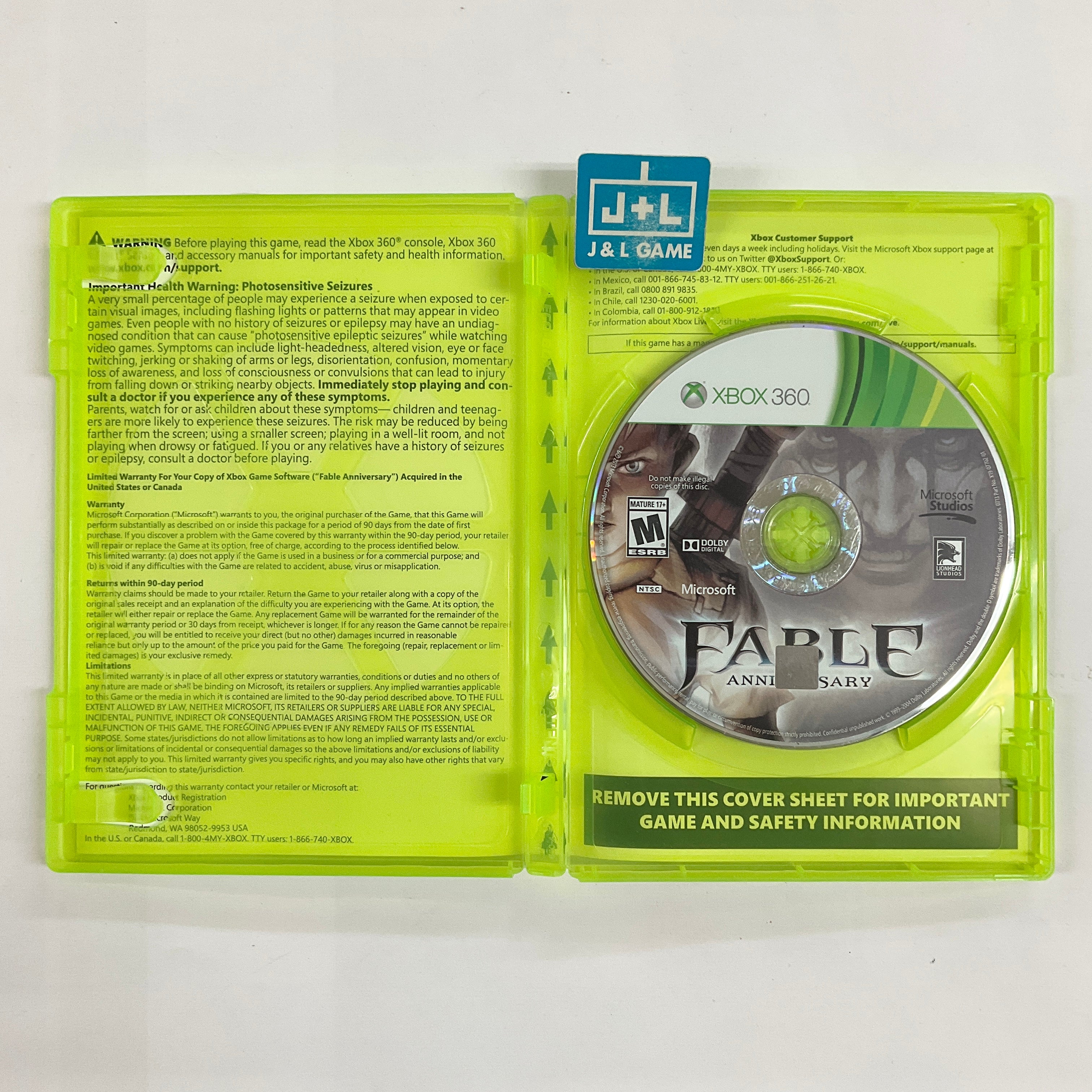 Fable Anniversary - Xbox 360 [Pre-Owned] Video Games Microsoft Game Studios   