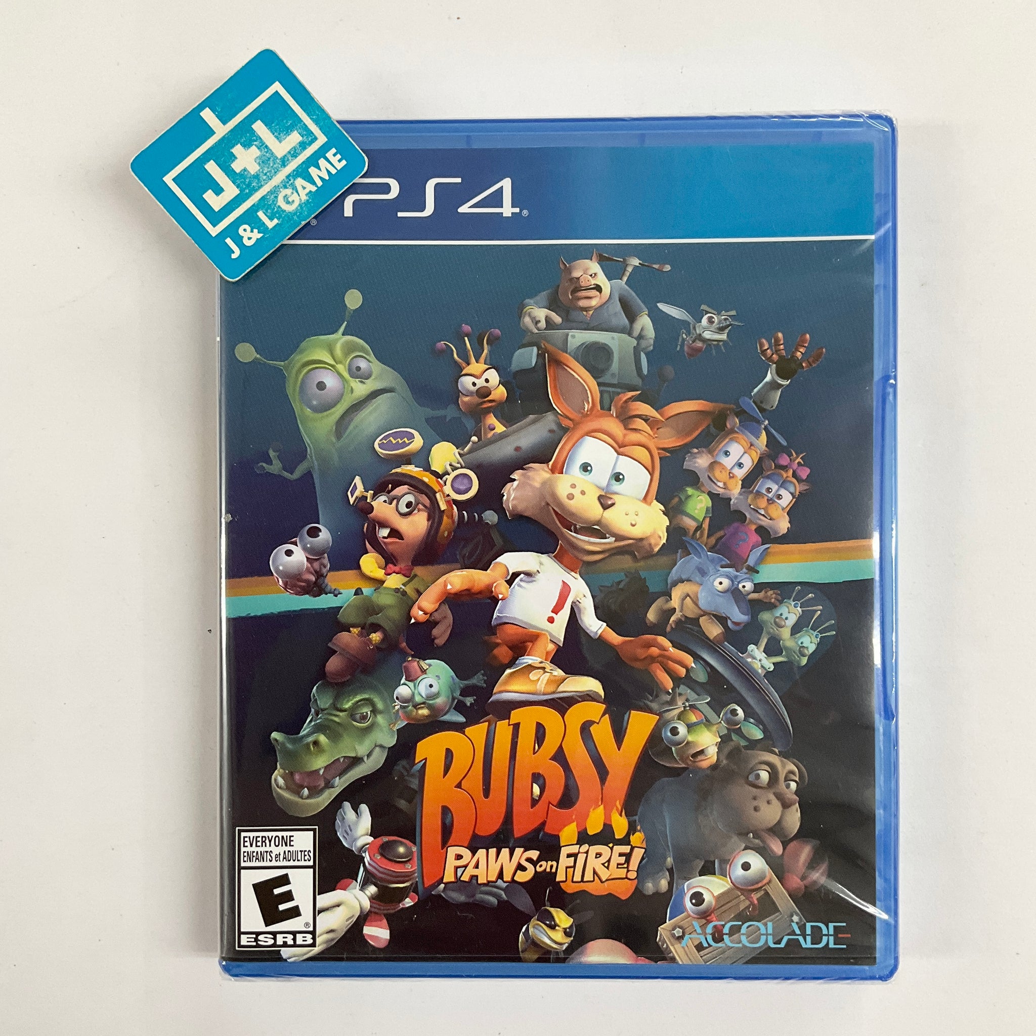 Bubsy Paws on Fire! - (PS4) PlayStation 4 Video Games Accolade   