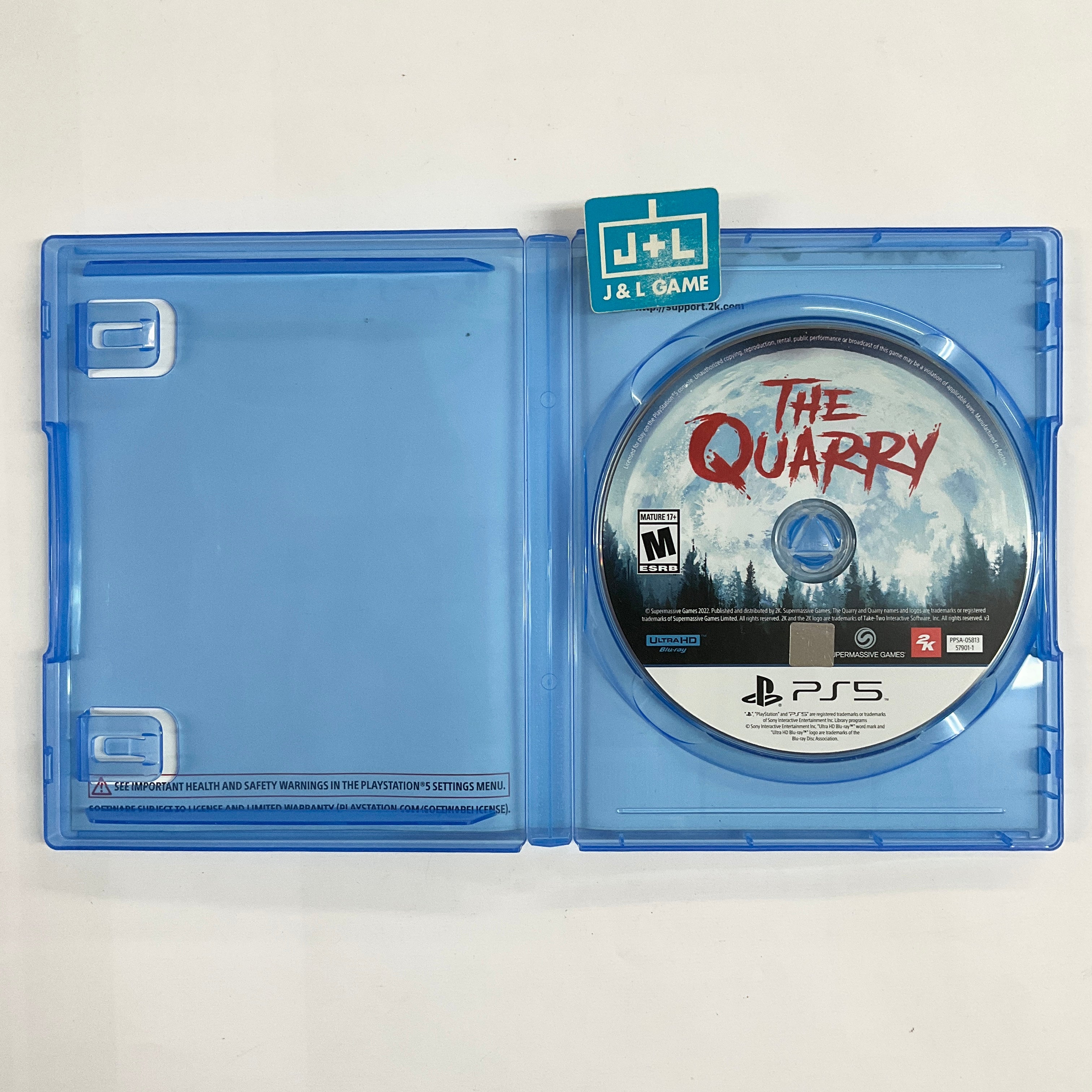 The Quarry - (PS5) PlayStation 5 [Pre-Owned] Video Games 2K Games   